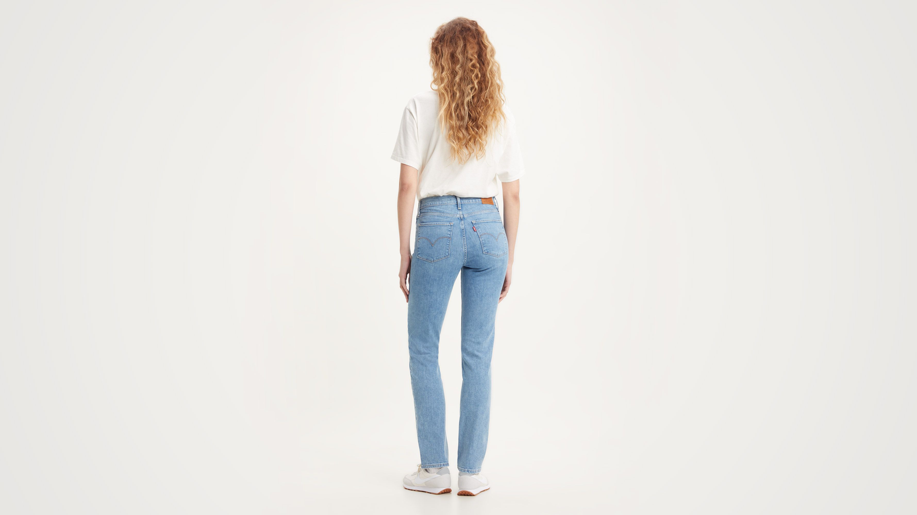 Calças Levis 724 High Rise Straight Pant Azul de Mulher, 18883-0182