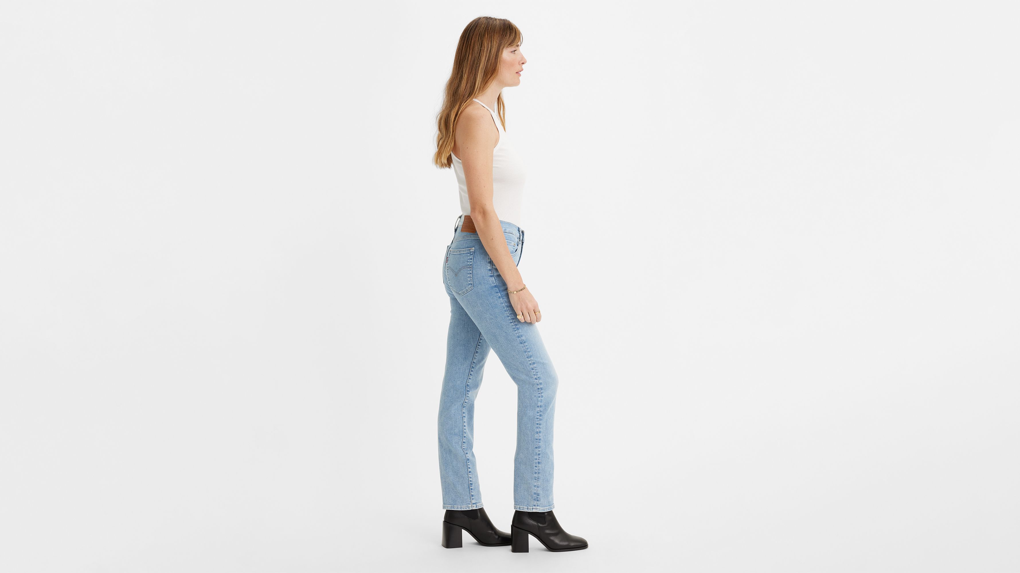 levi's high rise straight 724