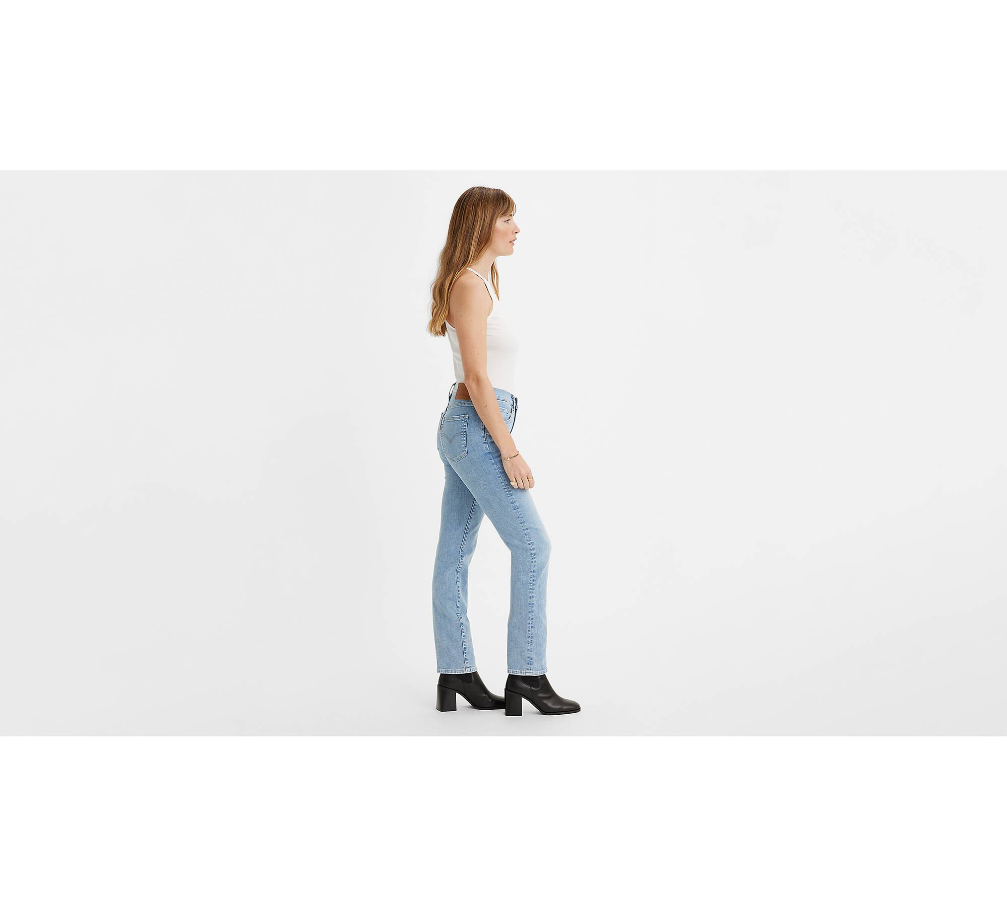 Levi's Women's 724 High Rise Straight Jeans (Also Available in Plus), House  Lights, 24 Short at  Women's Jeans store
