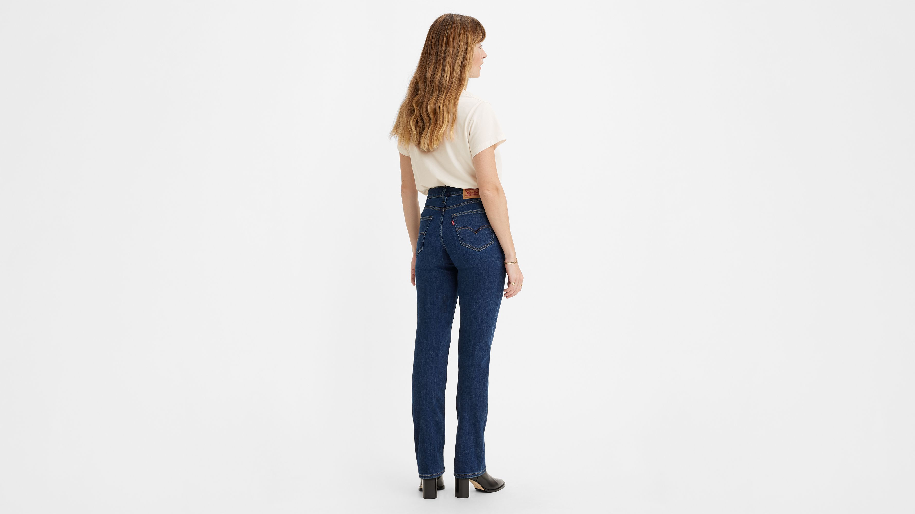 724™ High Rise Straight Jeans - Blue