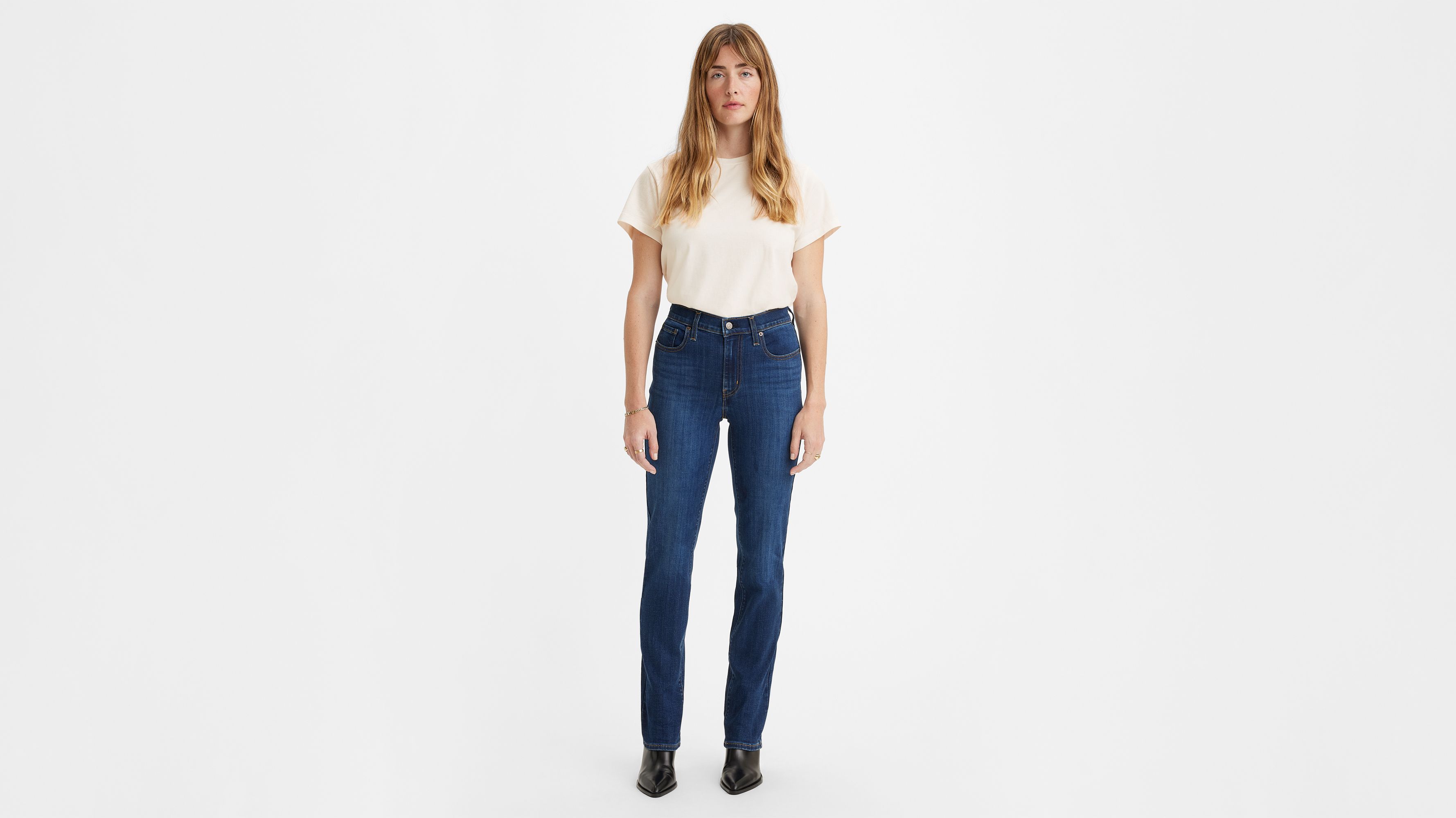 724™ High Rise Straight Jeans 1