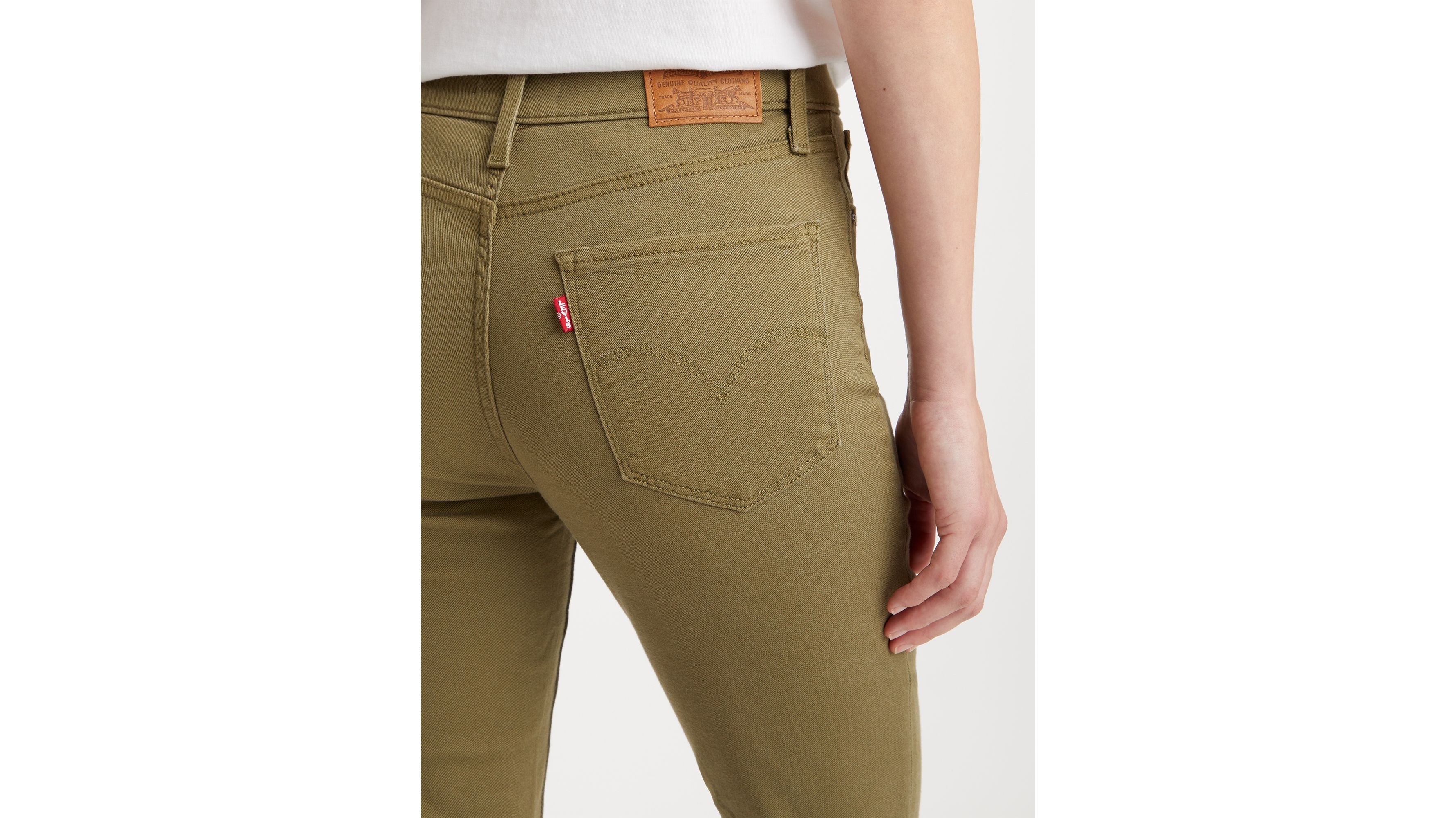 724™ High Rise Straight Jeans Brown Levi's® FR