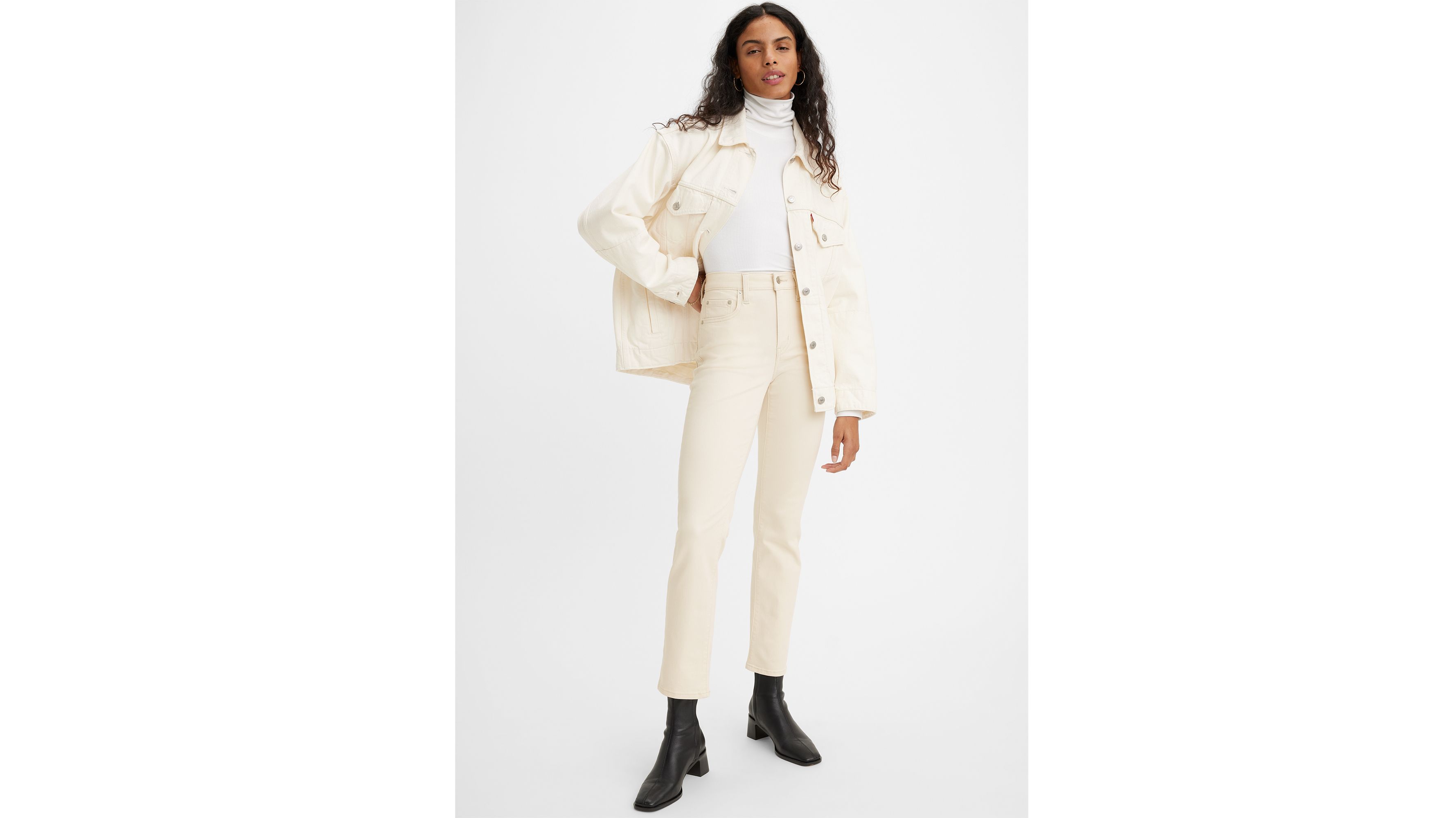 724™ High Rise Straight Jeans 1