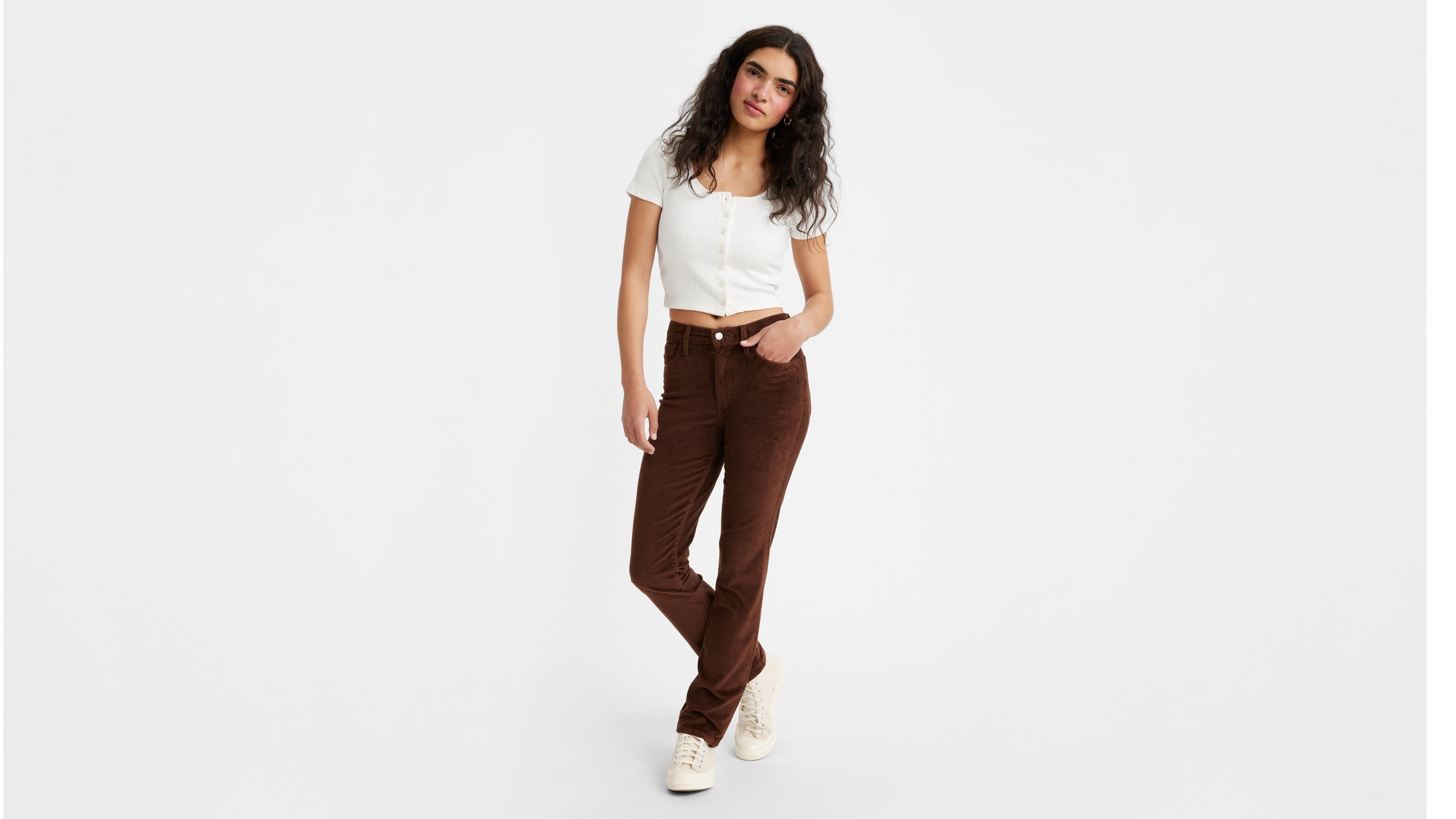 【関税&送料込】Mariuccia Trousers Brown Ladies corduroy pants, Brown | Manufactum