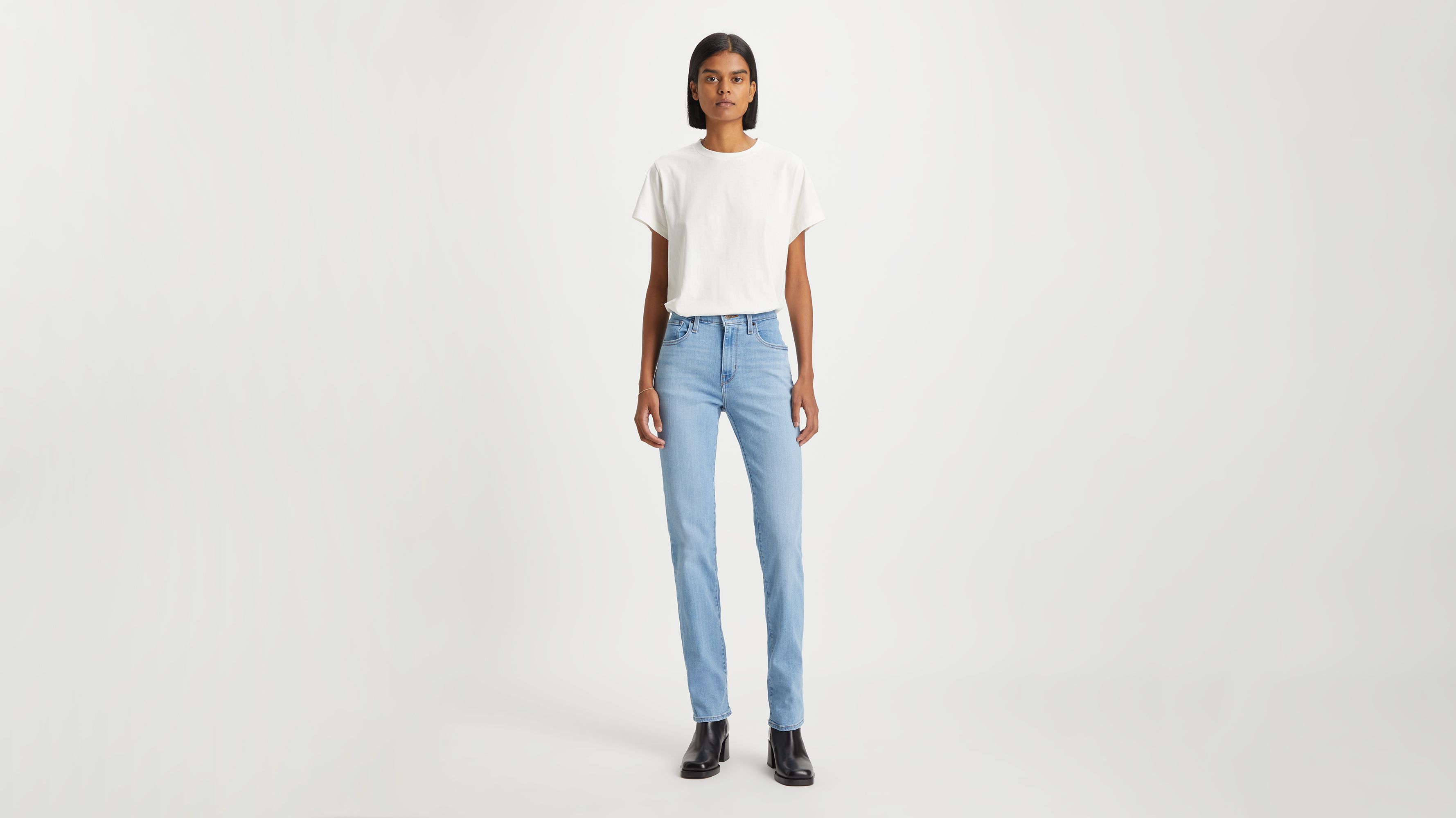 724™ High Rise Straight Jeans 1