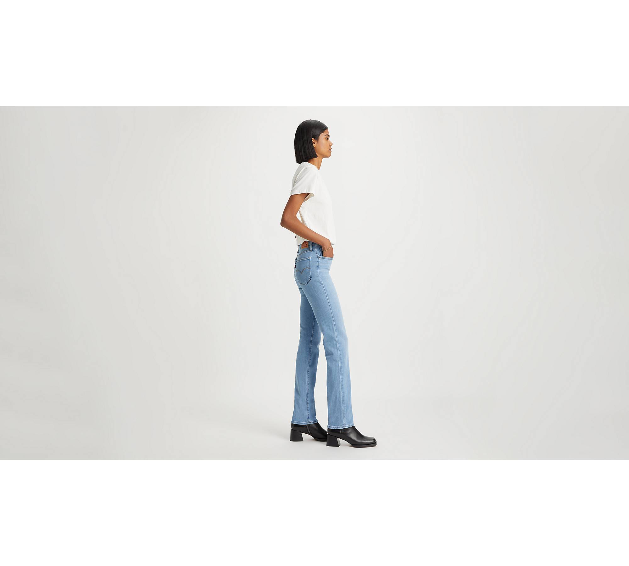 724™ High Rise Straight Jeans - Blue | Levi's® RS
