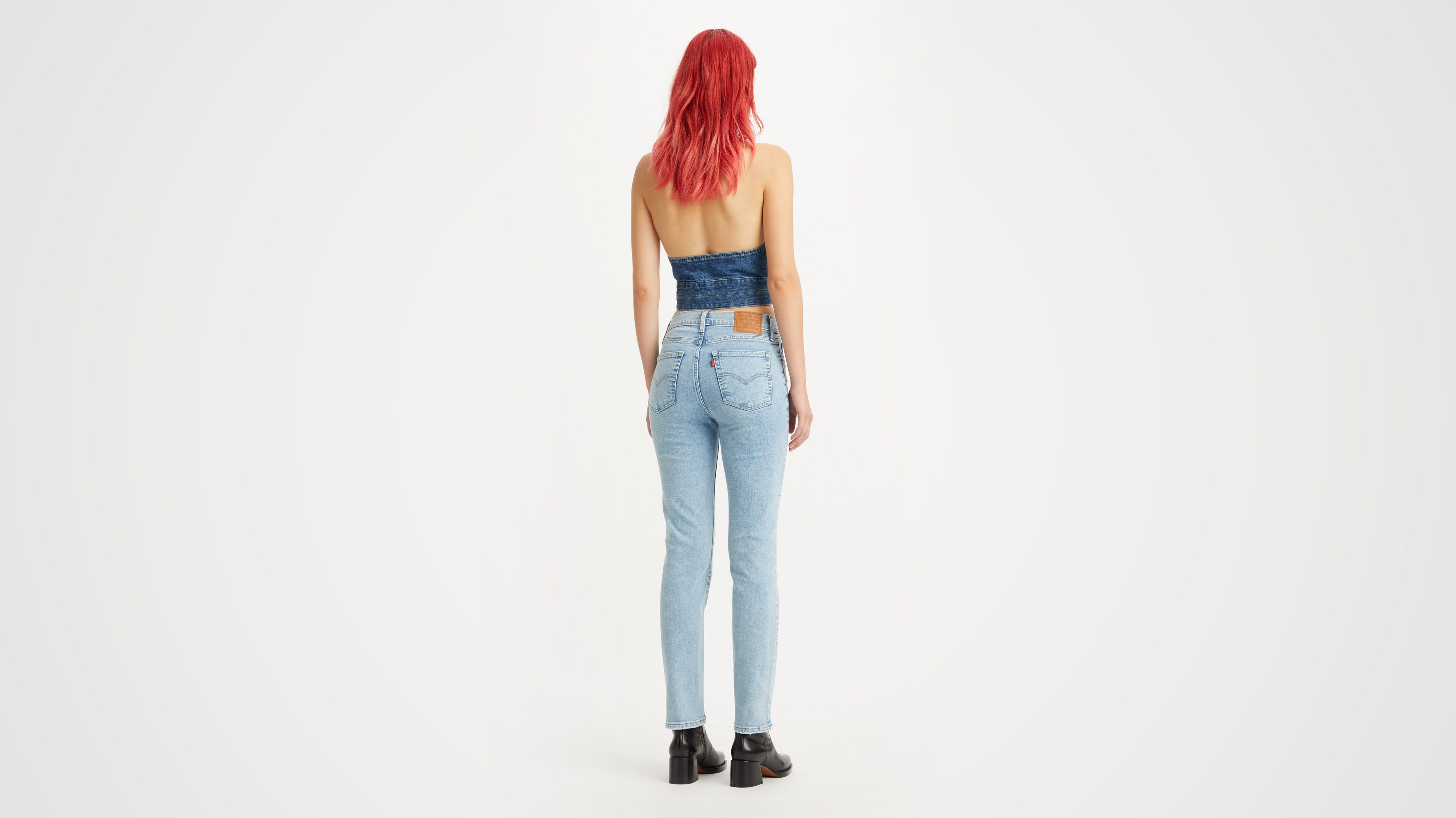 724™ High Rise Straight Jeans 3