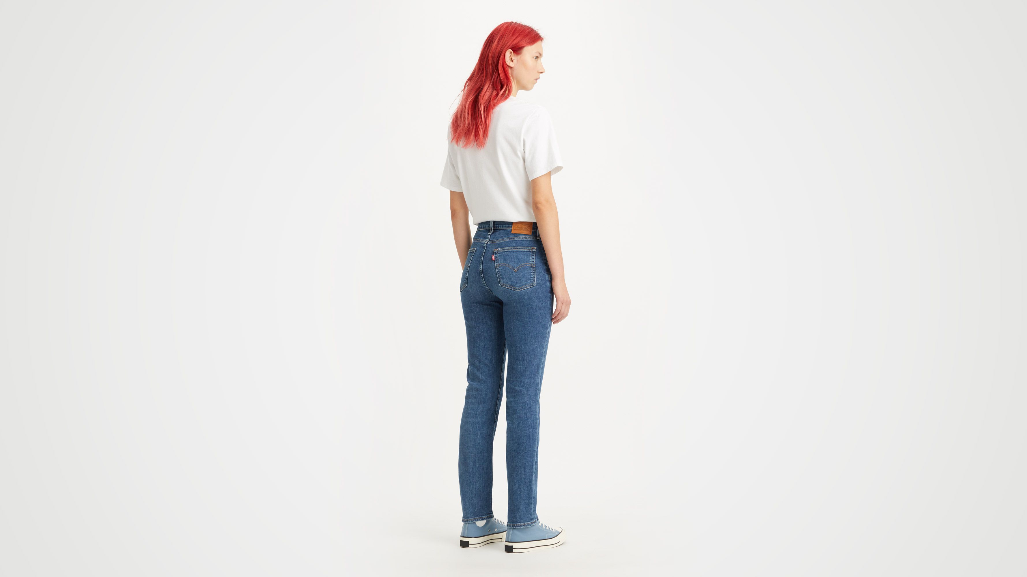 724™ High Rise Straight Jeans - Blue