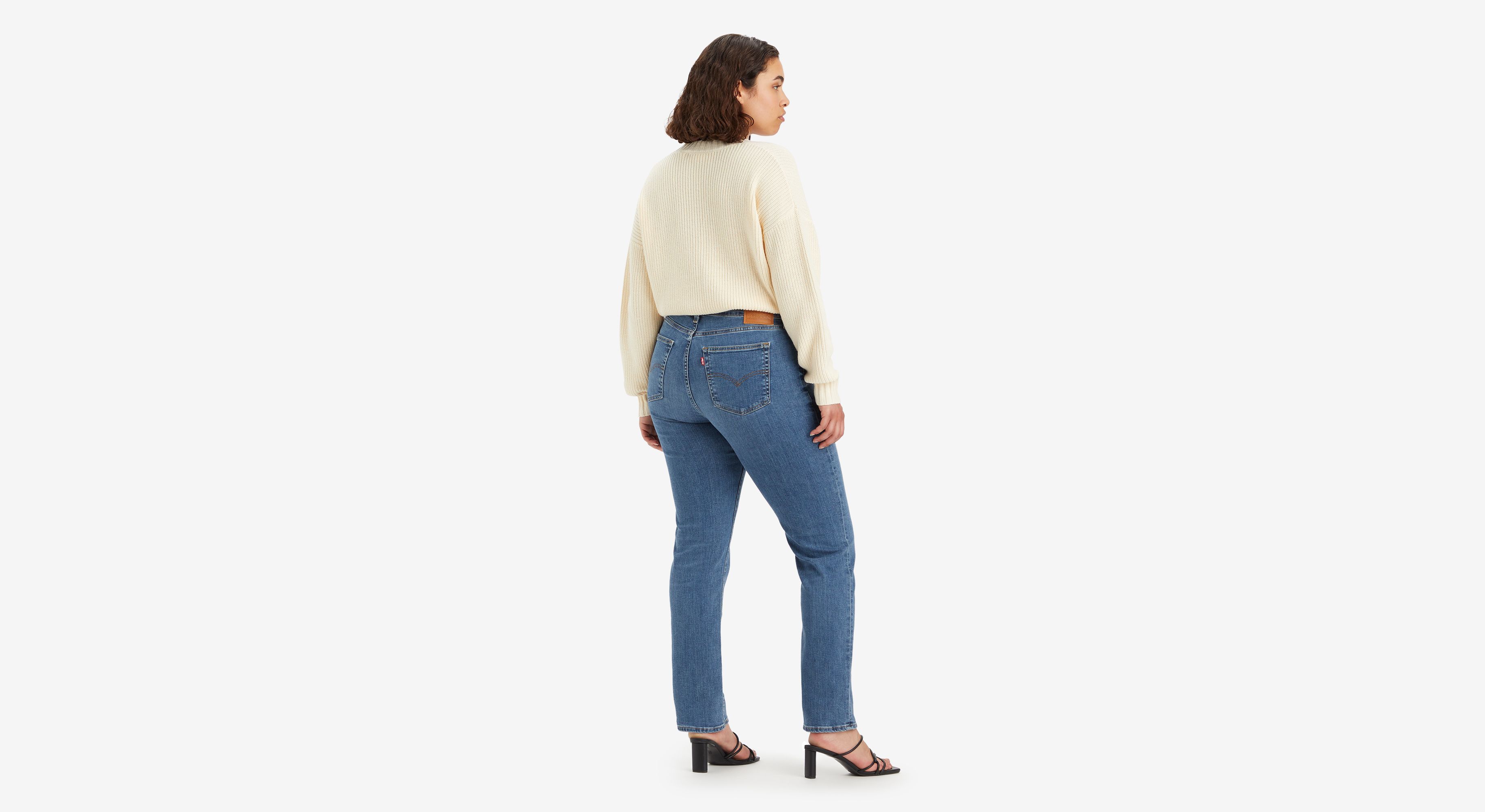 724™ High Rise Straight Jeans - Blue