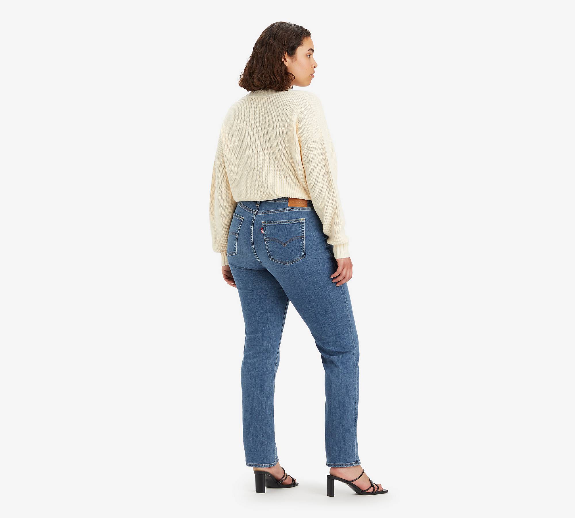 724™ High Rise Straight Jeans - Blue | Levi's® BE
