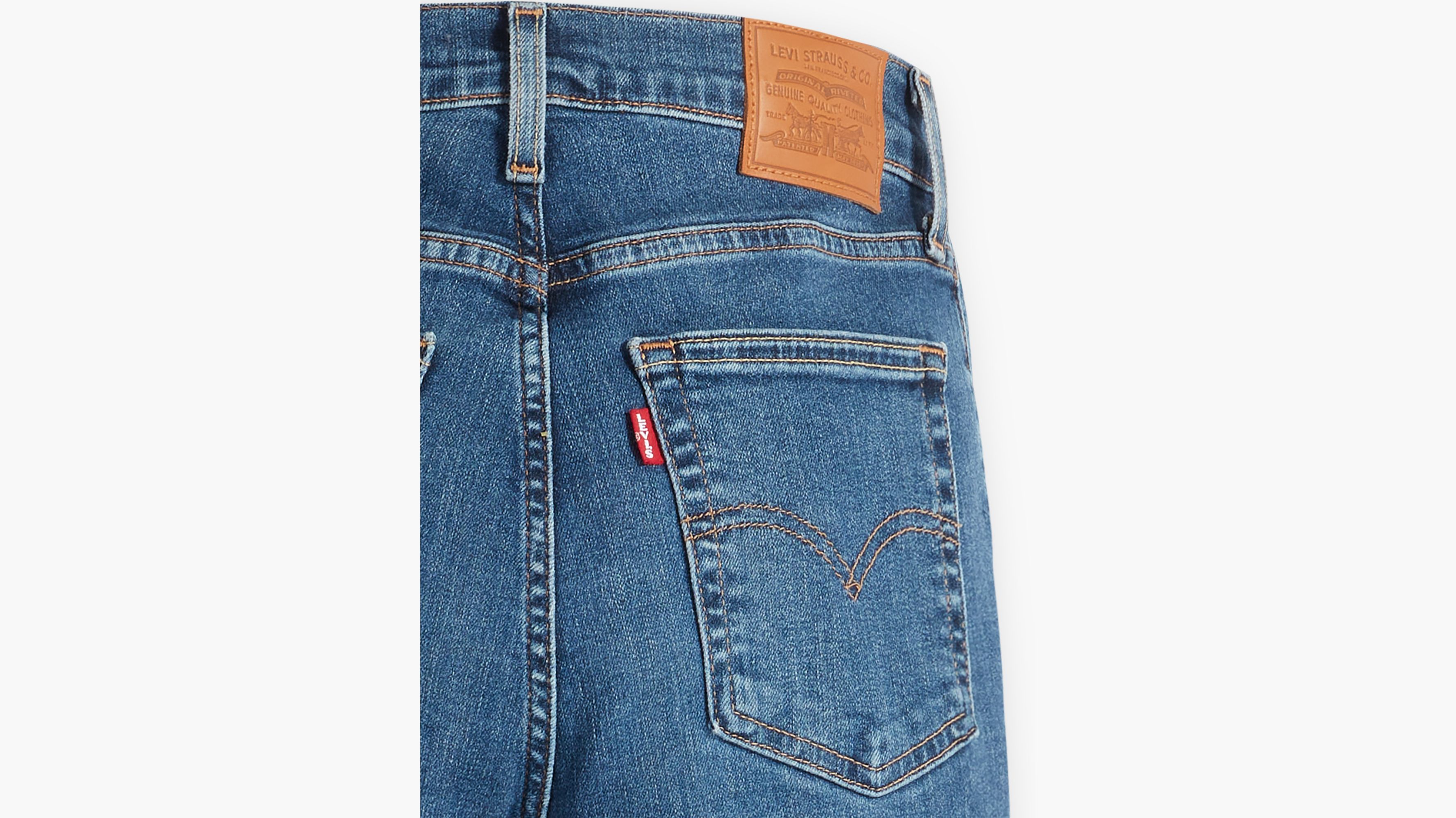 jean droit taille haute