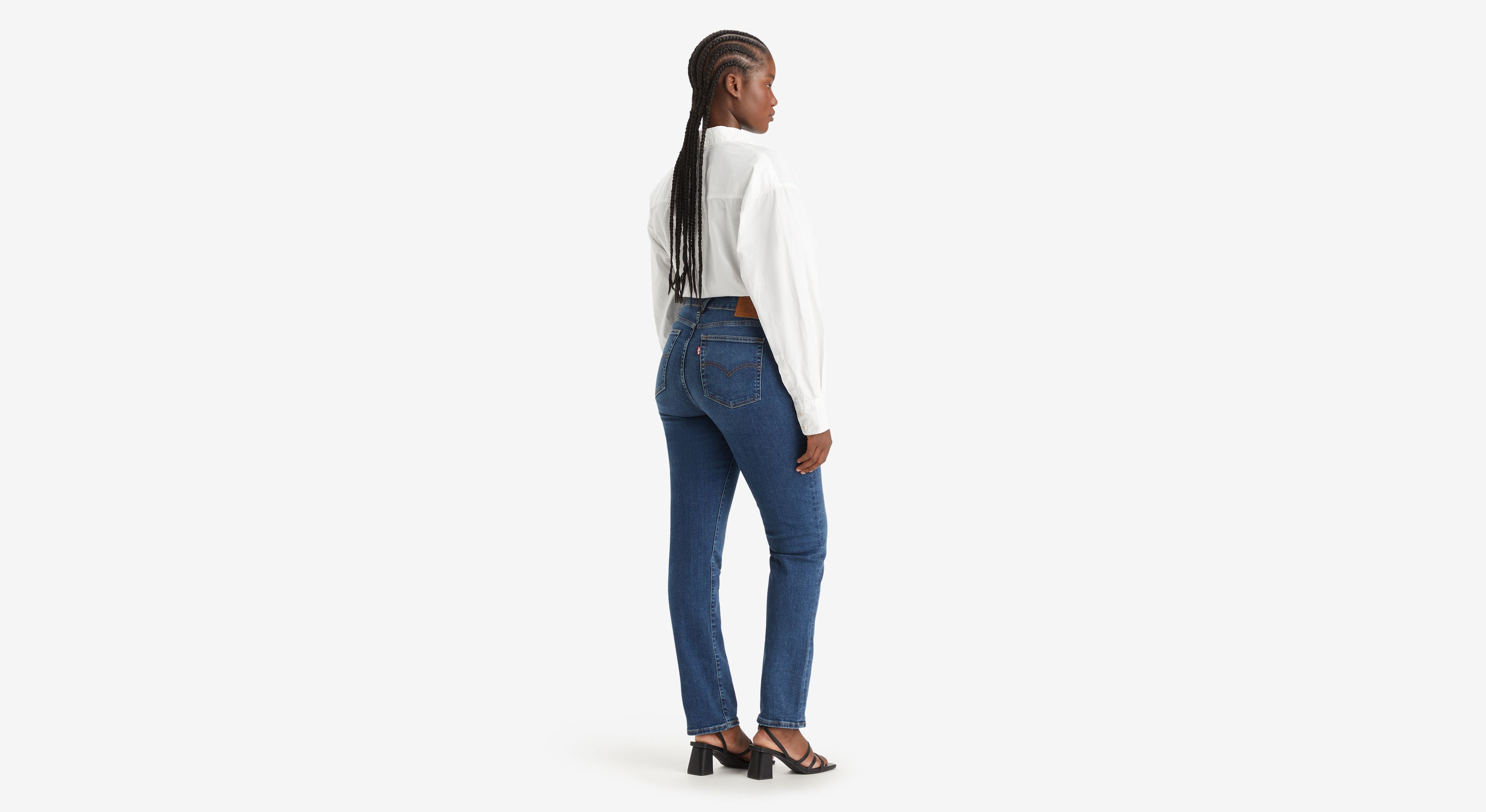 Levi's 724 Women's High-Rise Straight Jeans Pants (18883-0109) Light Blue  Size