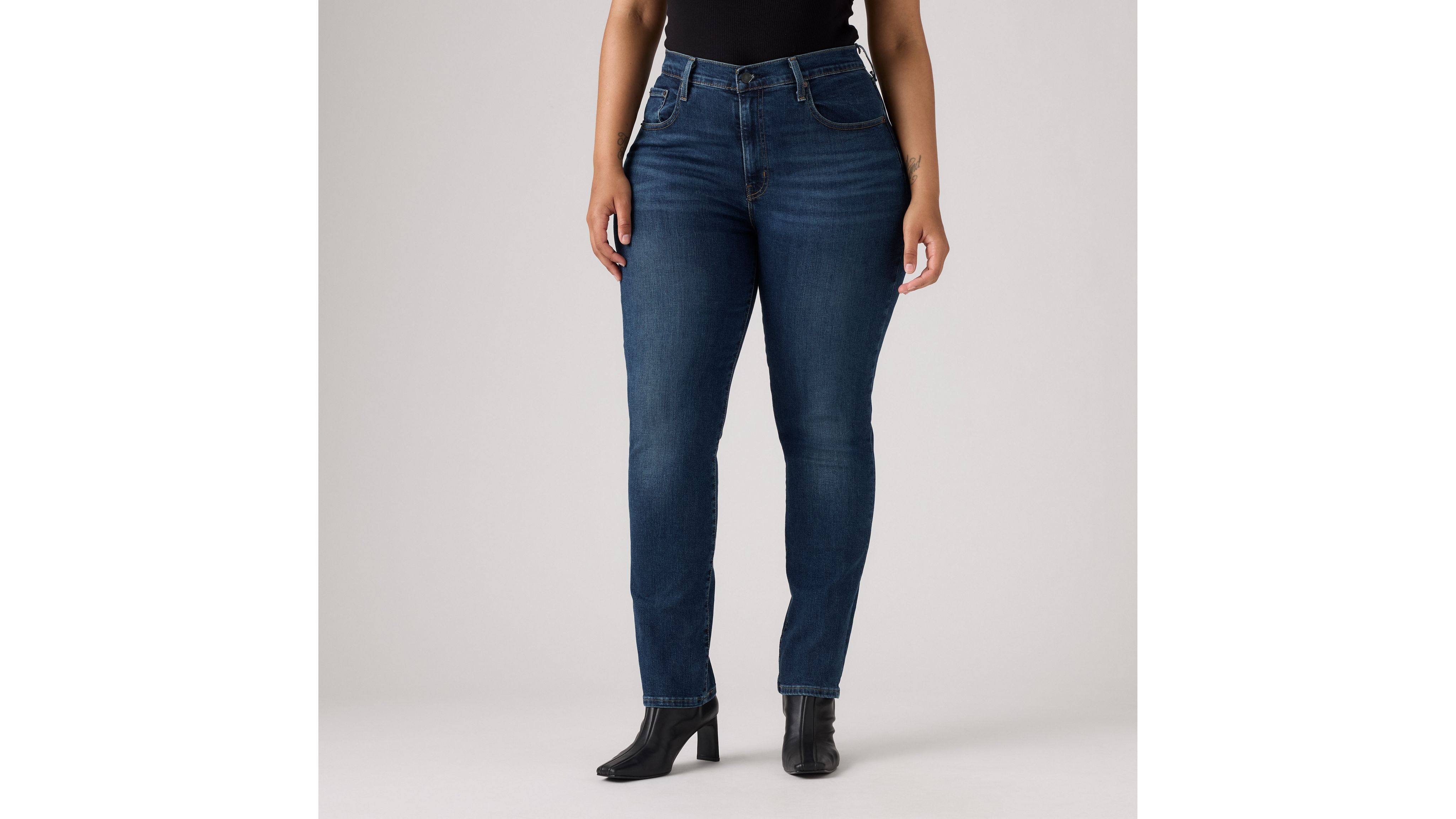 Dżinsy 724™ z wysokim stanem i prostą nogawką 10