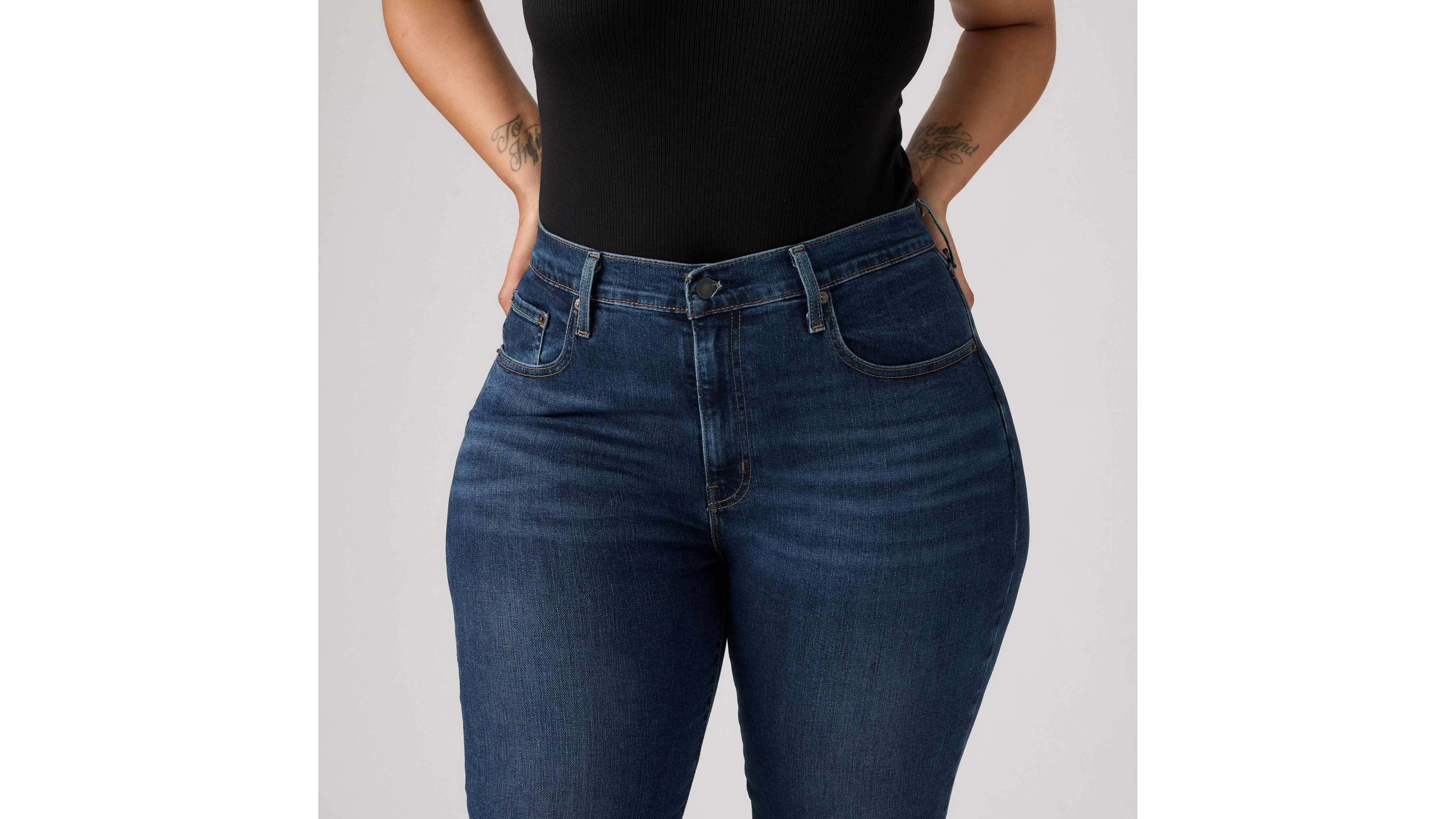 Dżinsy 724™ z wysokim stanem i prostą nogawką 12