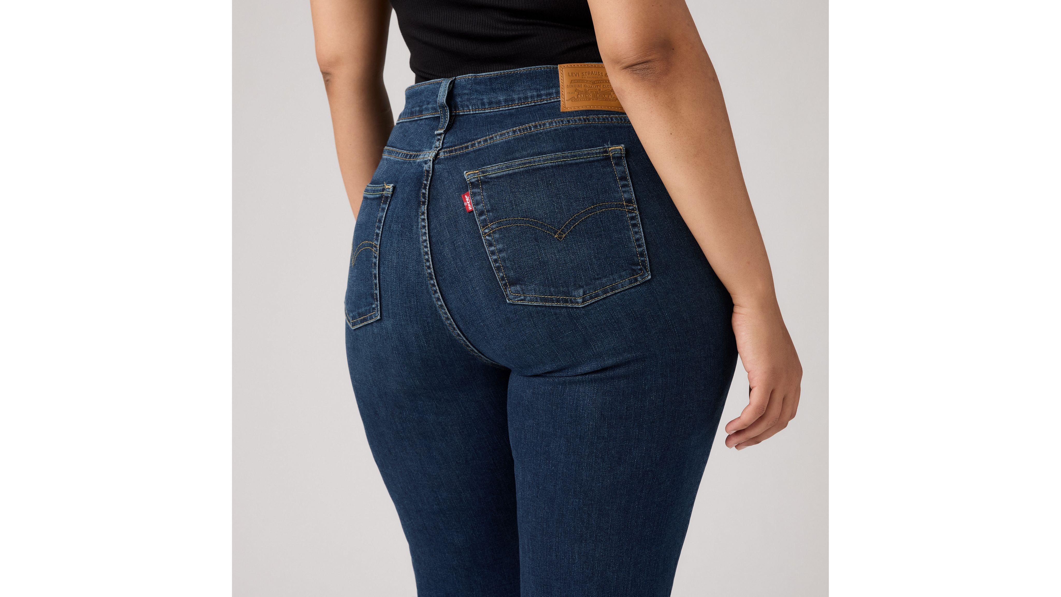 Dżinsy 724™ z wysokim stanem i prostą nogawką 14