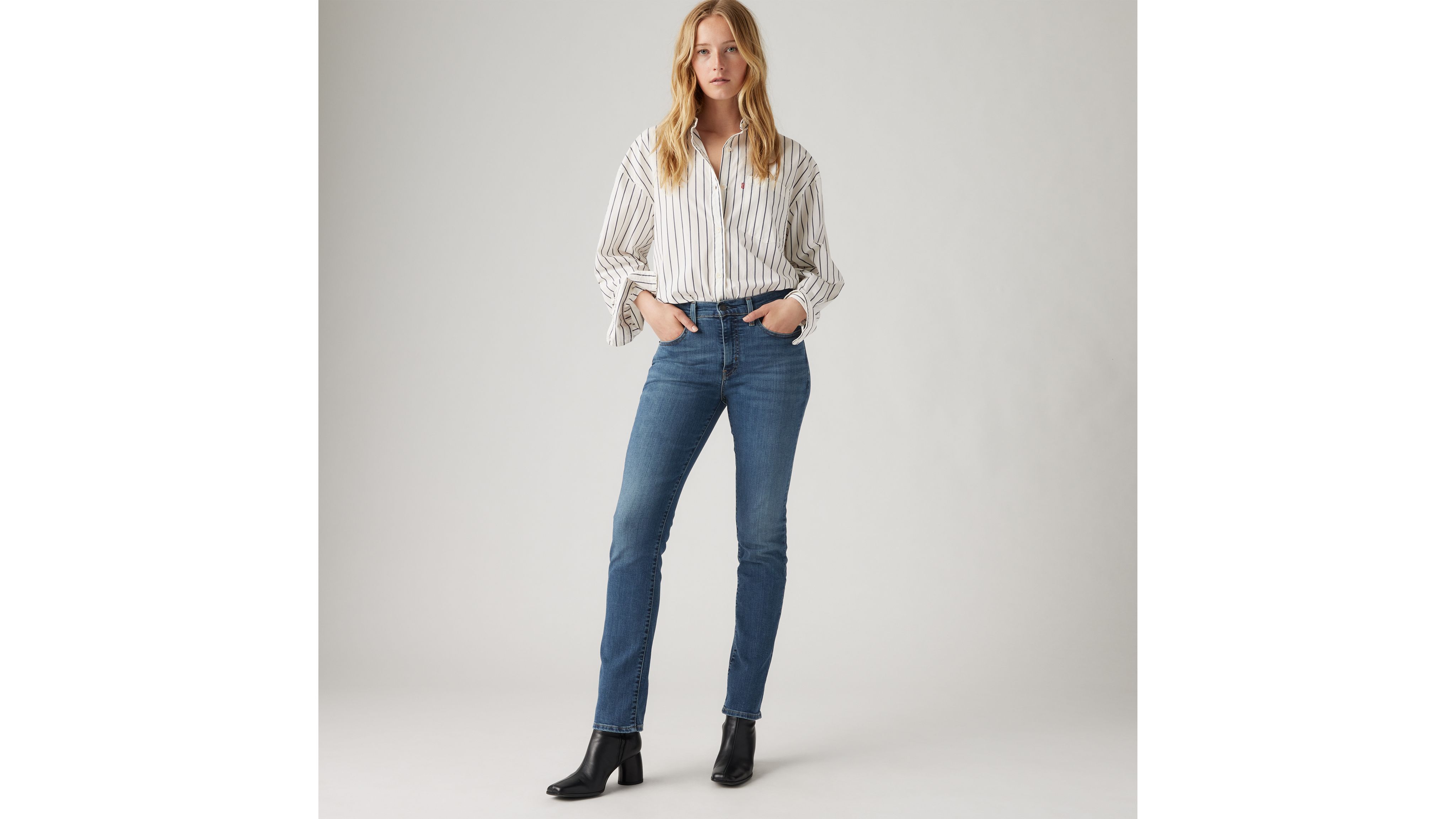 Levis 724 high rise best sale