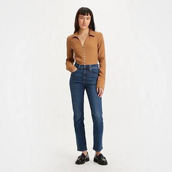 724™ Rechte Jeans met hoge taille 2