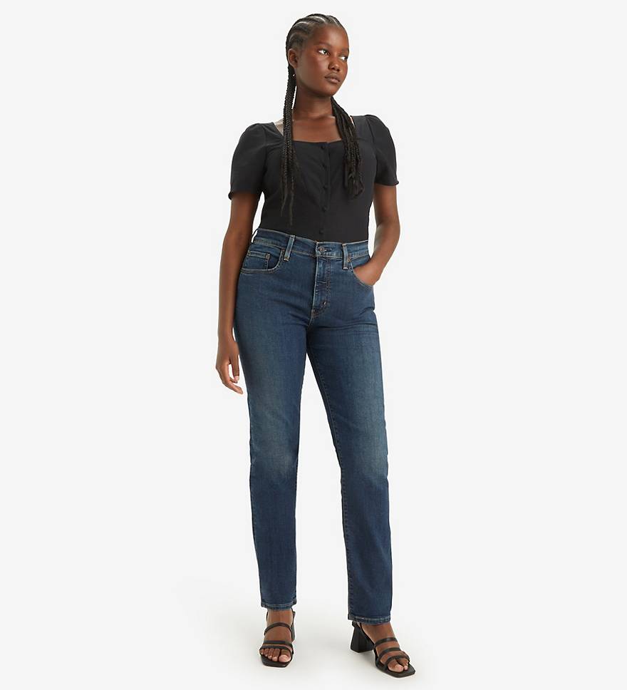 724™ Rechte Jeans met hoge taille 1
