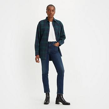 724™ Rechte Jeans met hoge taille 7