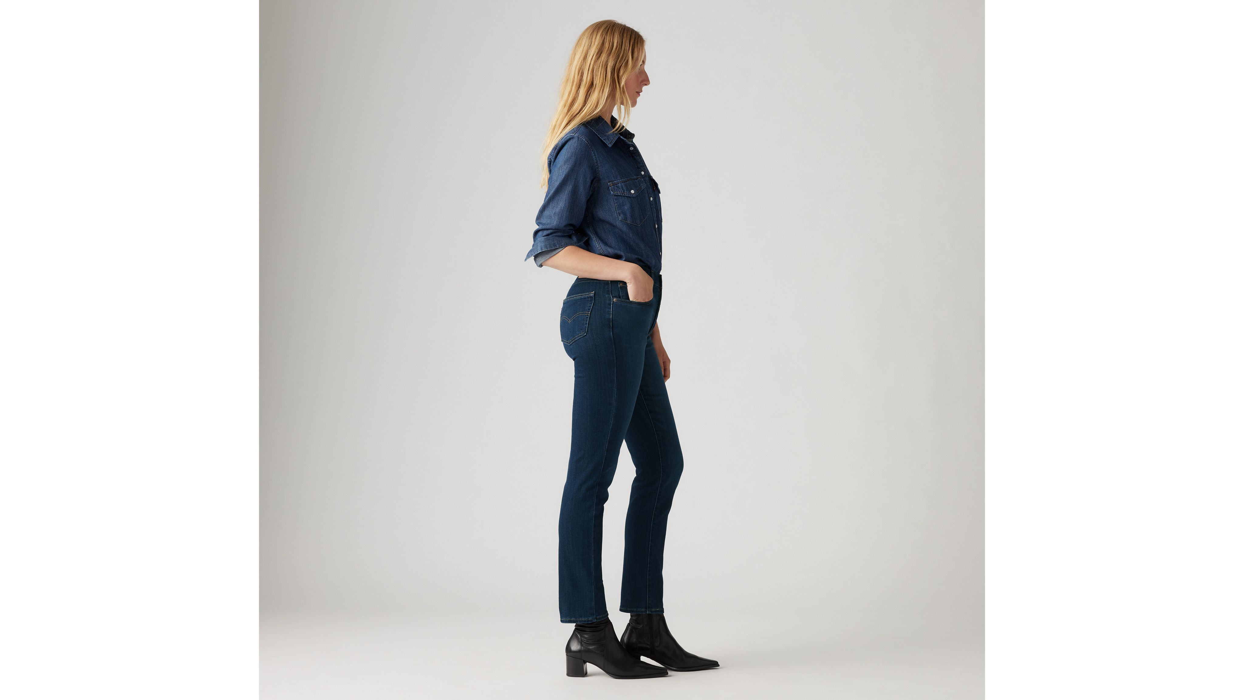 Jeans rectos de talle alto 724™ 4