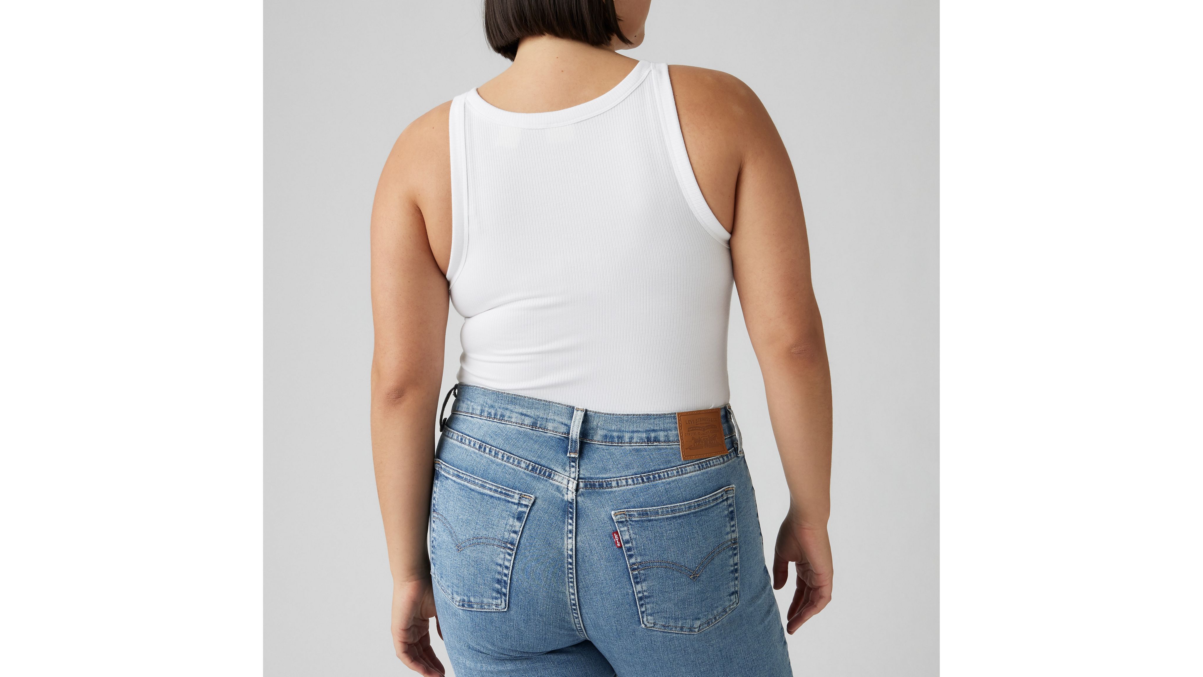 724 Jean droit taille haute pour femme 12