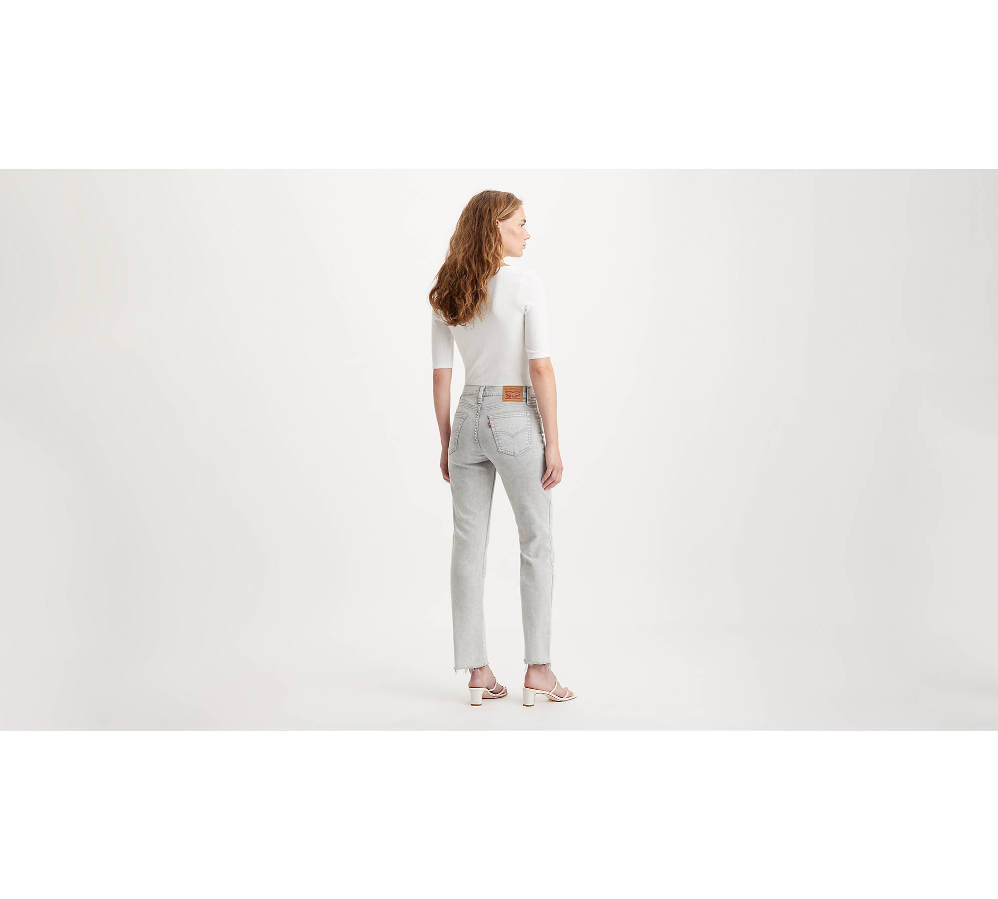 724 High Rise Slim Straight Women's Jeans - Grey