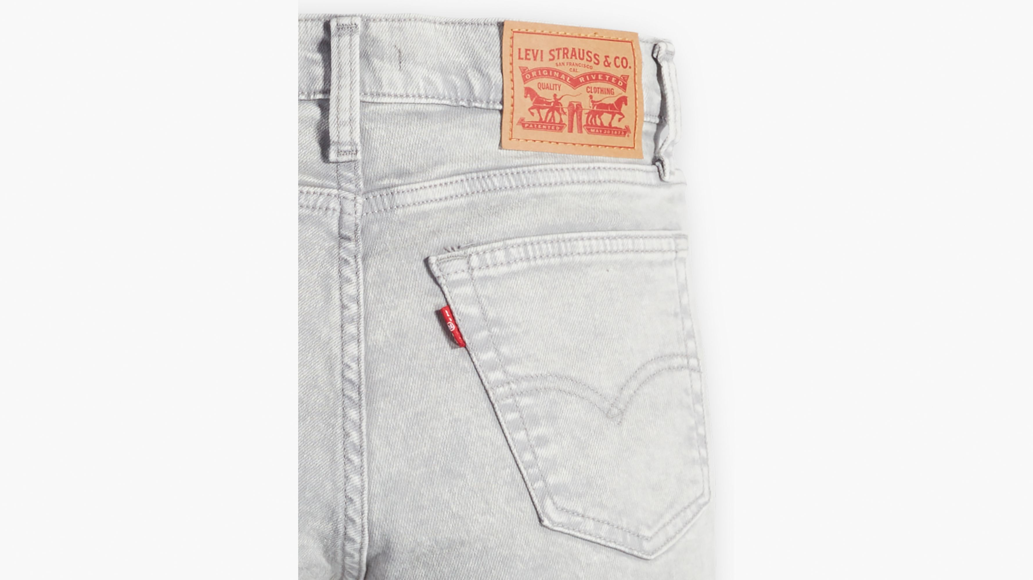 Jean gris levis hot sale