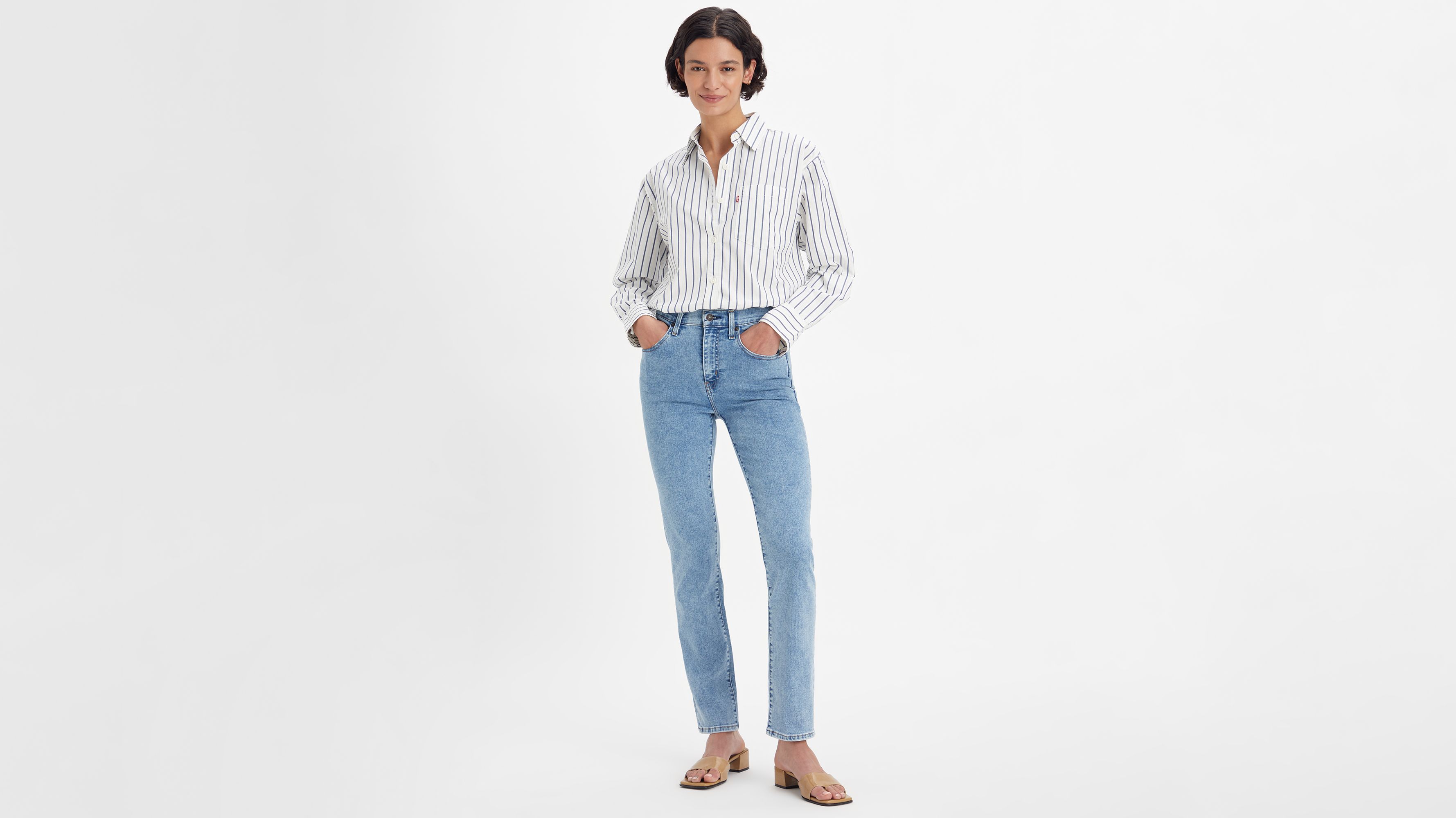 724 High Rise Slim Straight Women's Jeans 1