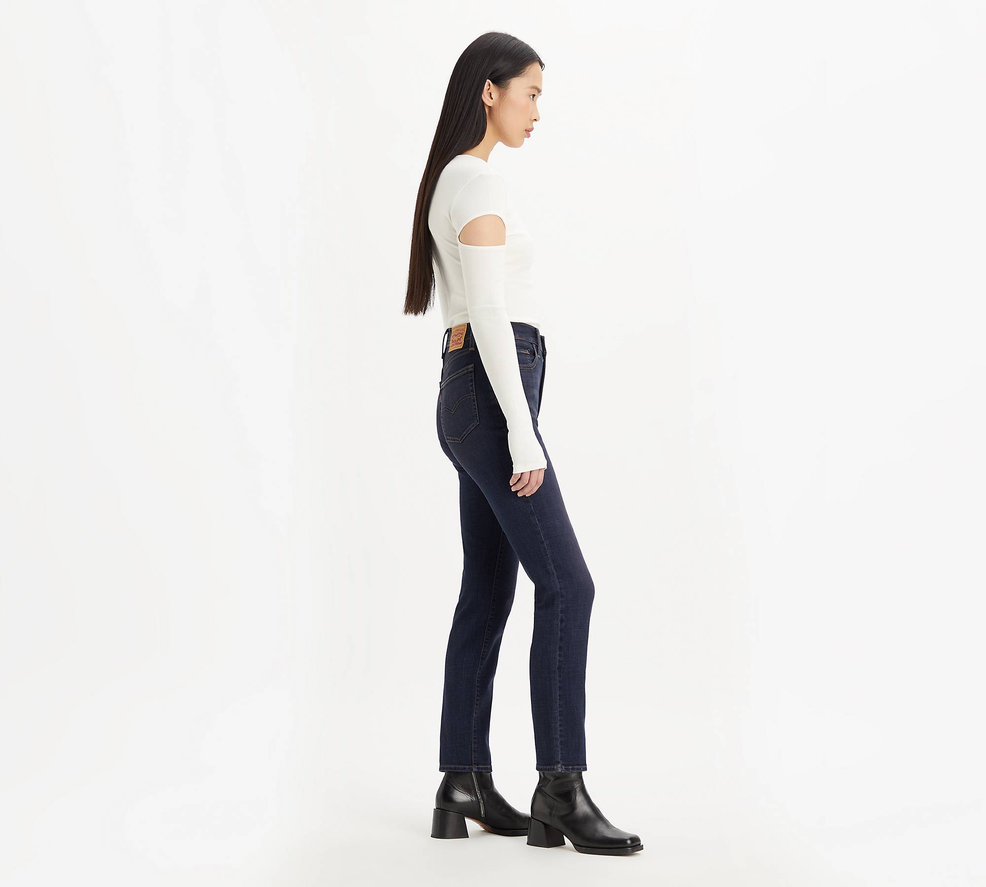 724™ High Rise Straight Jeans - Blue | Levi's® IT