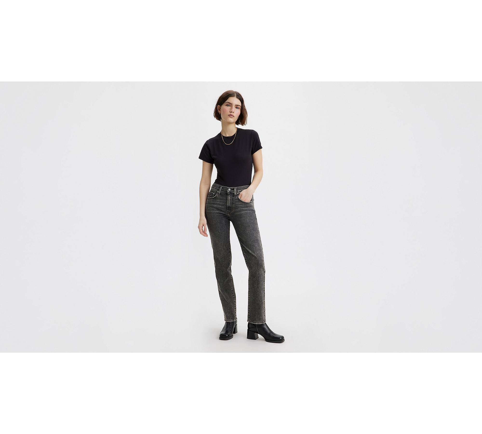 Levi's 724 High Rise Slim Straight Women's Jeans - Way Back 27 x 30Way Way  Back - ShopStyle