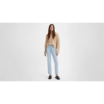 724™ Straight Jeans met hoge taille 1