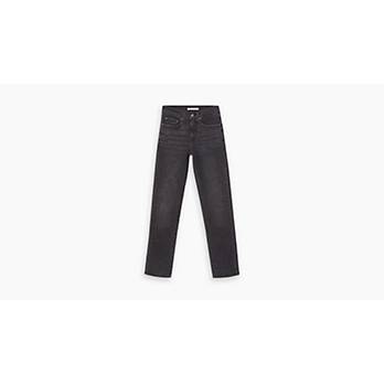 724™ High Rise Straight Jeans - Black