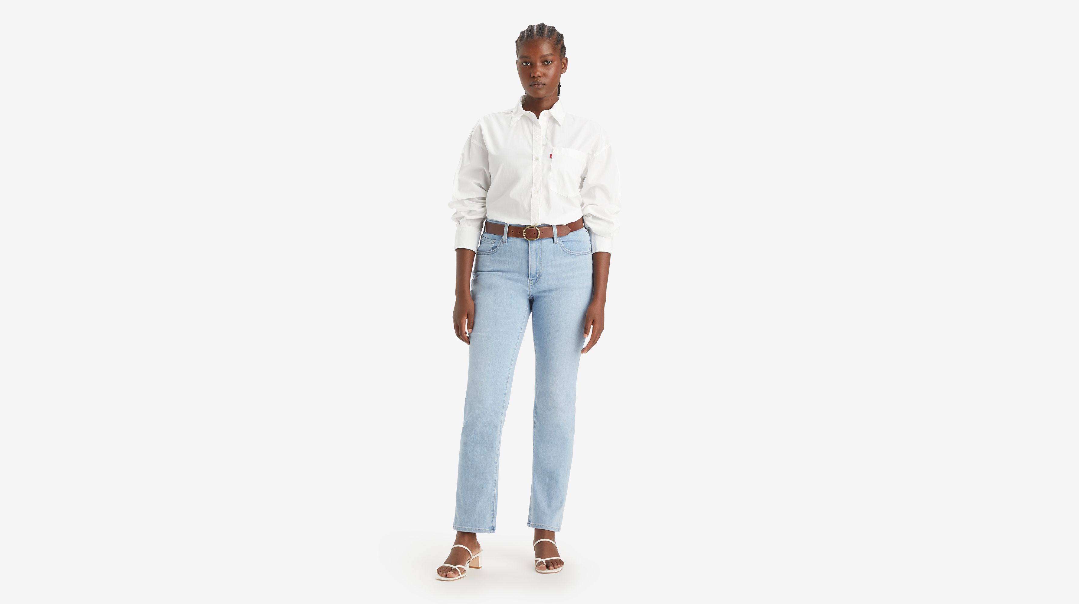 724™ High Rise Straight Jeans 4