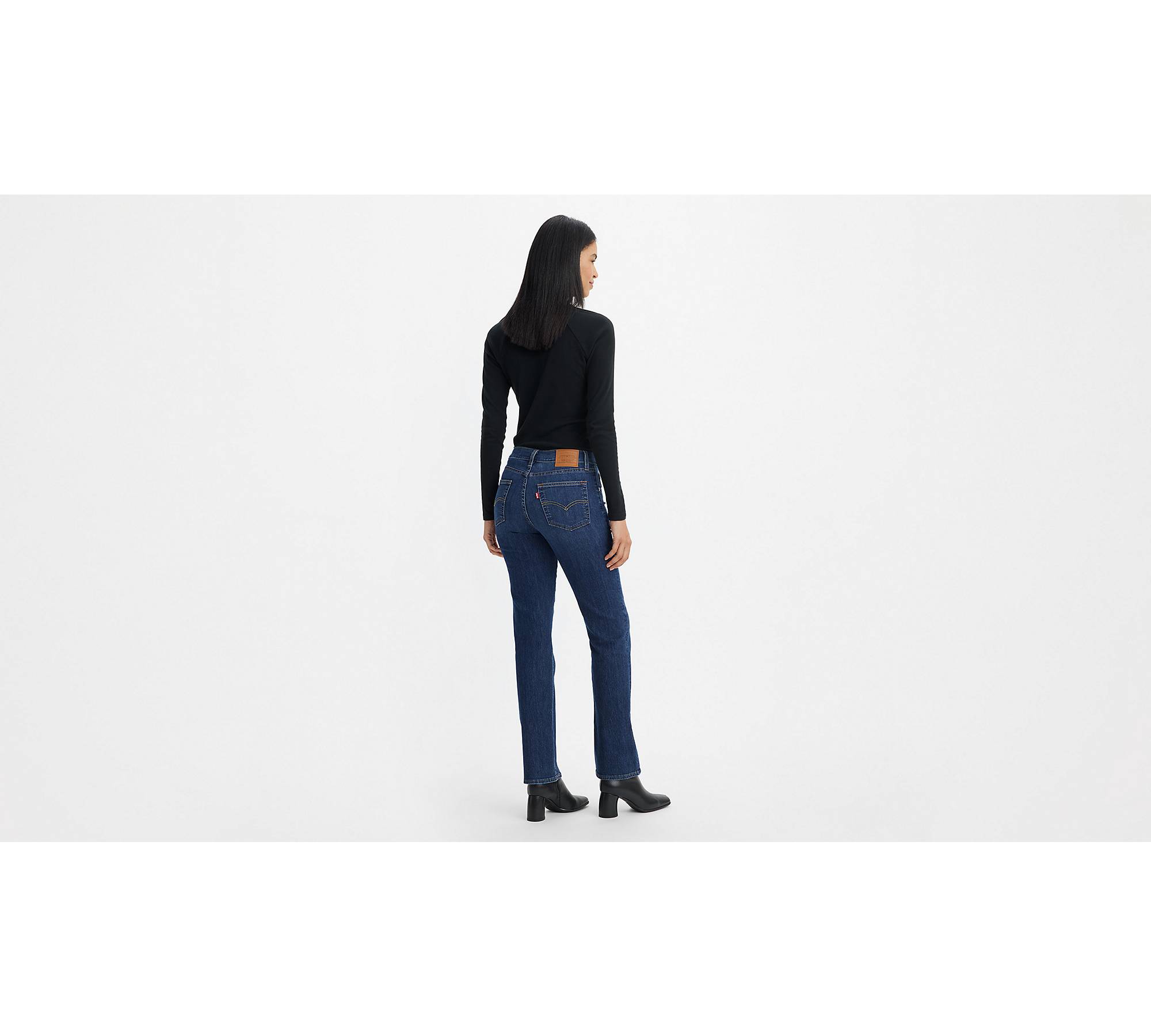 724 High Rise Straight Performance Cool Women's Jeans - Dark Wash ...