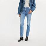 724™ rechte Lightweight jeans met hoge taille 5