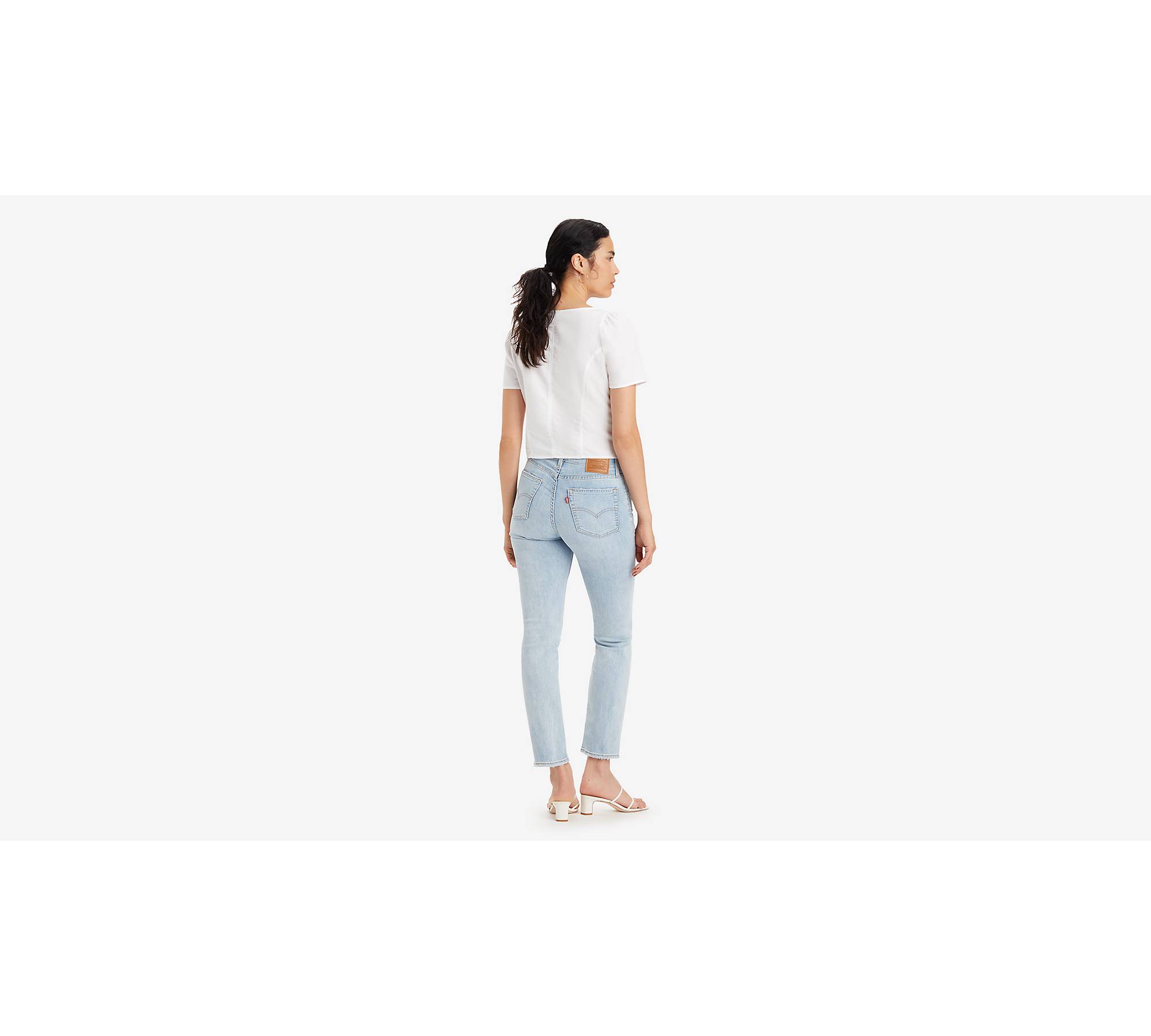 724™ High Rise Straight Performance Cool Jeans - Blue | Levi's® NL