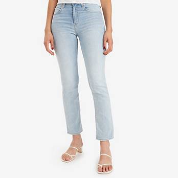 724™ rechte Lightweight jeans met hoge taille 5