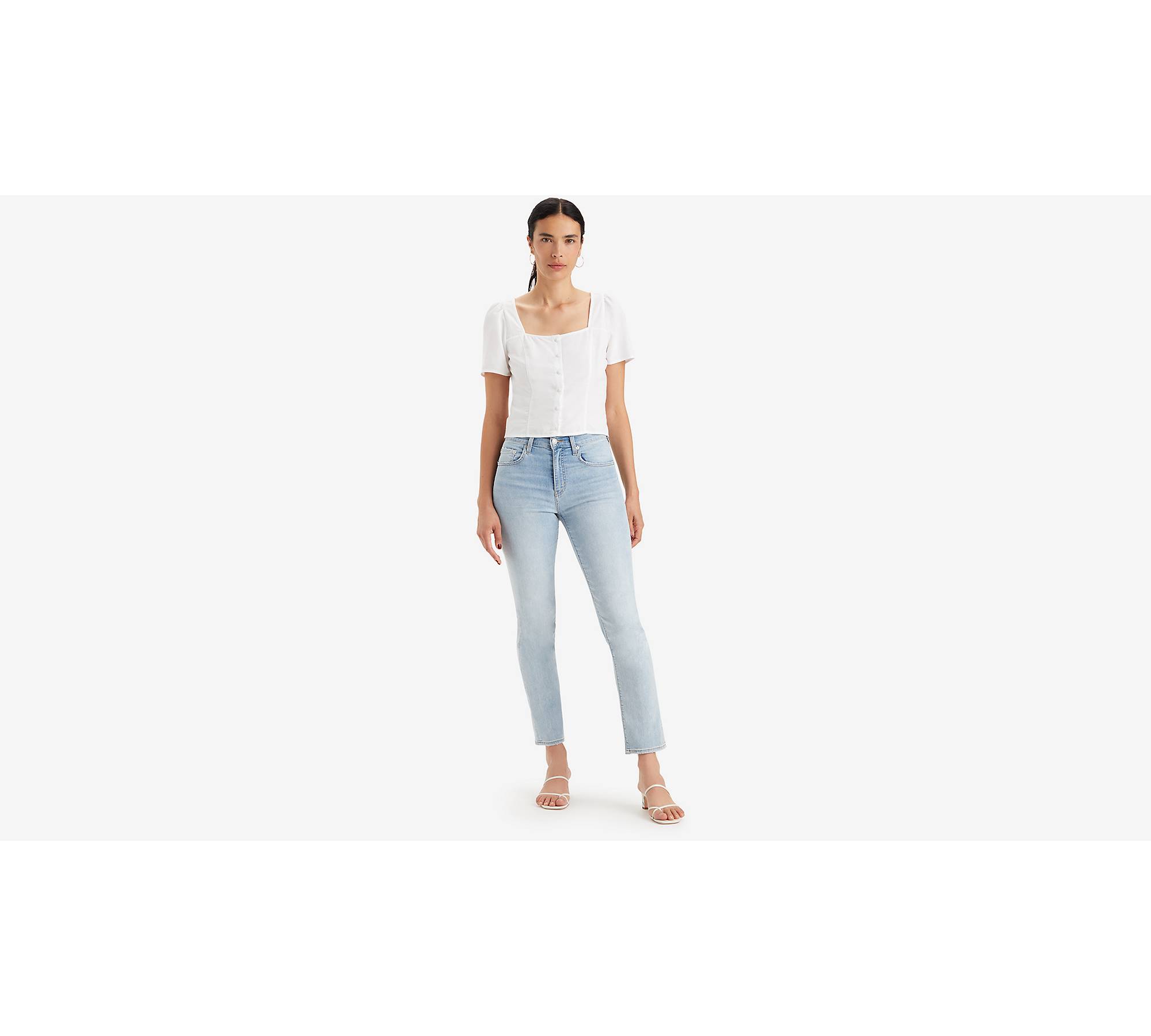 Lightweight 724™ jeans med lige ben og høj talje 1