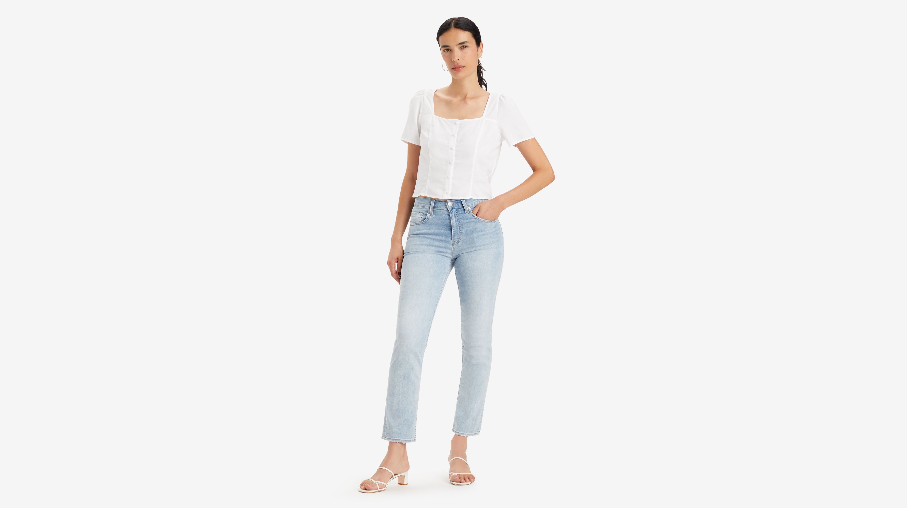 724™ High Rise Straight Performance Cool Jeans 2