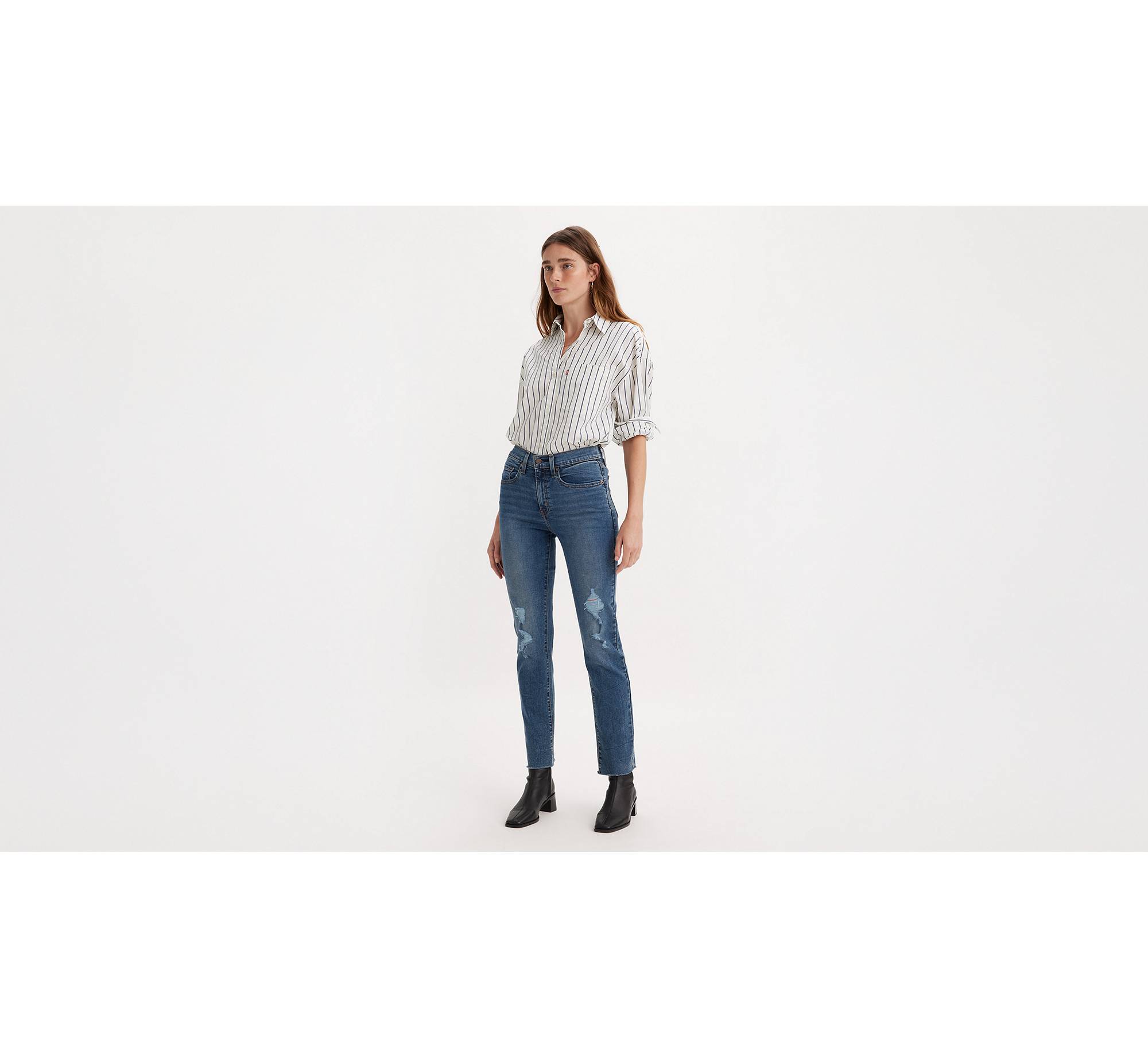 724 High Rise Straight Women's Jeans 1