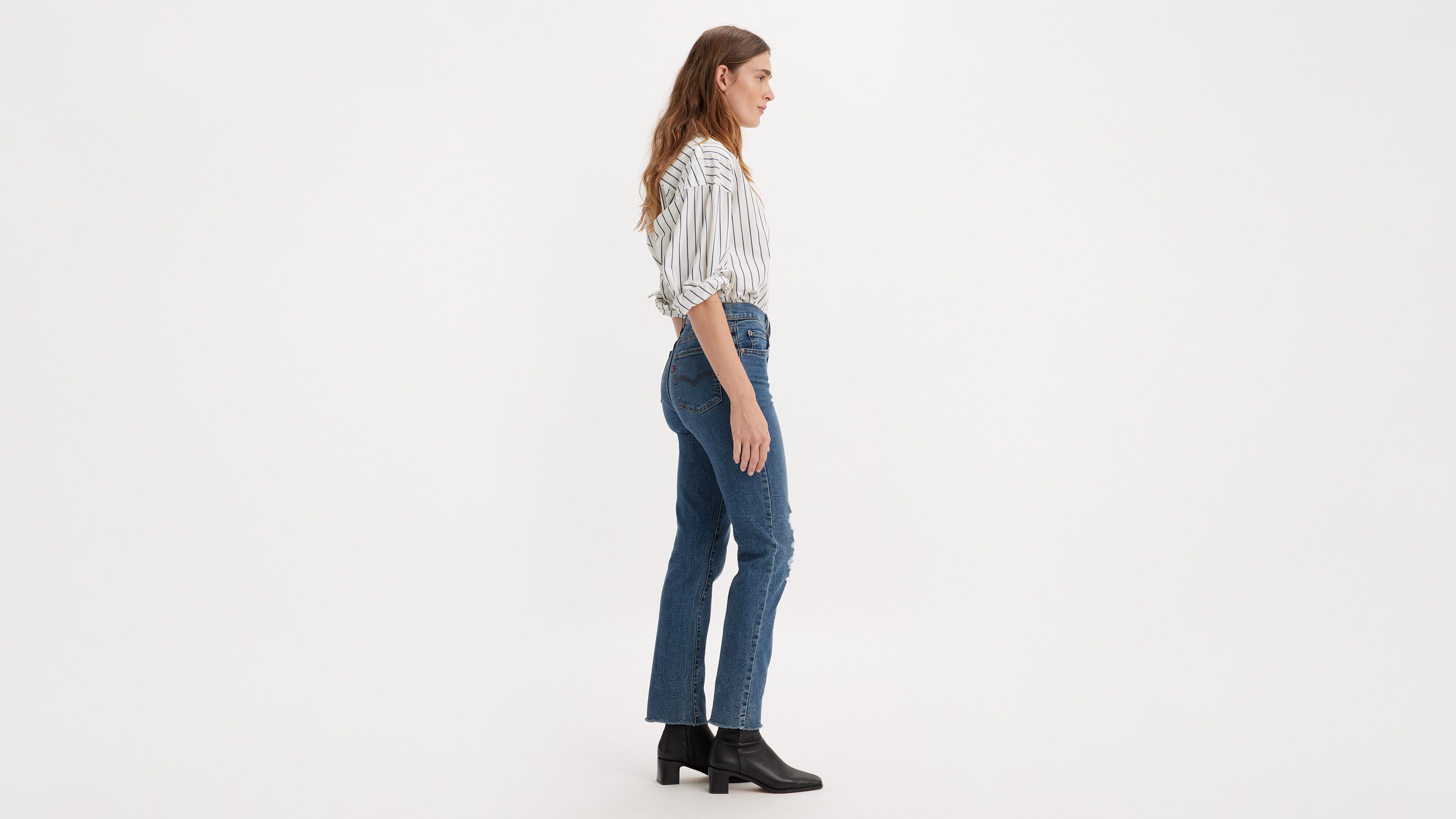 724 High Rise Straight Women's Jeans 2