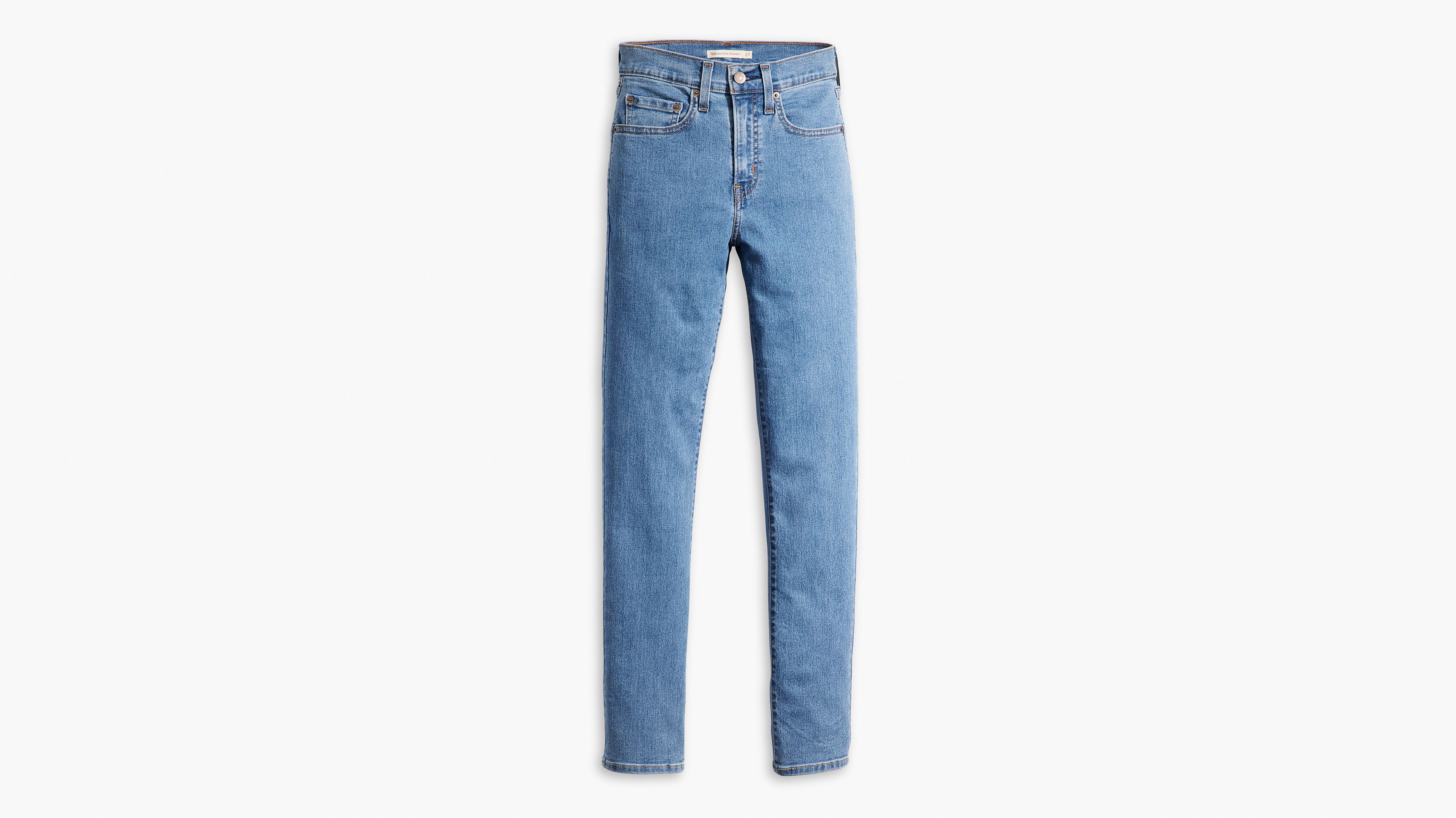 Levi's Women's High Waisted Straight Jeans, Joe Strut-Medium Indigo, 26 at   Women's Jeans store