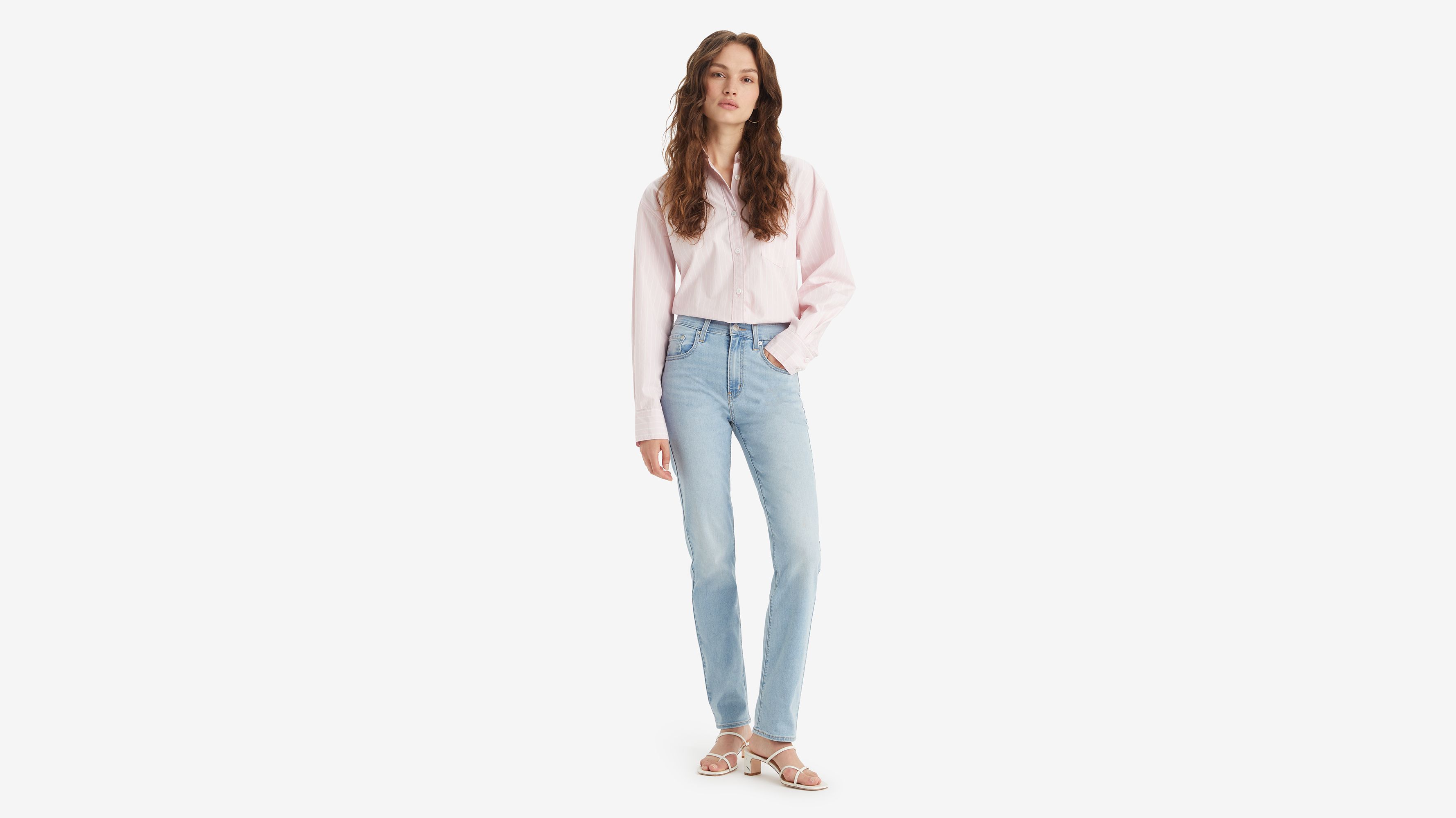 Levi's 724 High Rise Straight Performance Cool Women's Jeans 32x30 In To The Max