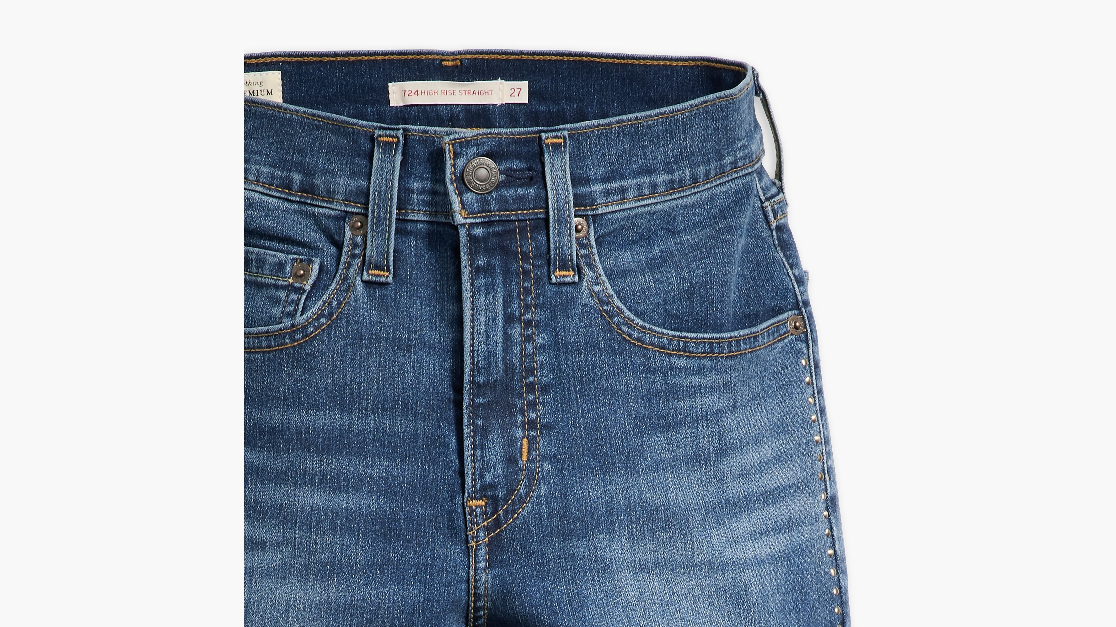 Jeans 724™ rectos de tiro alto 7