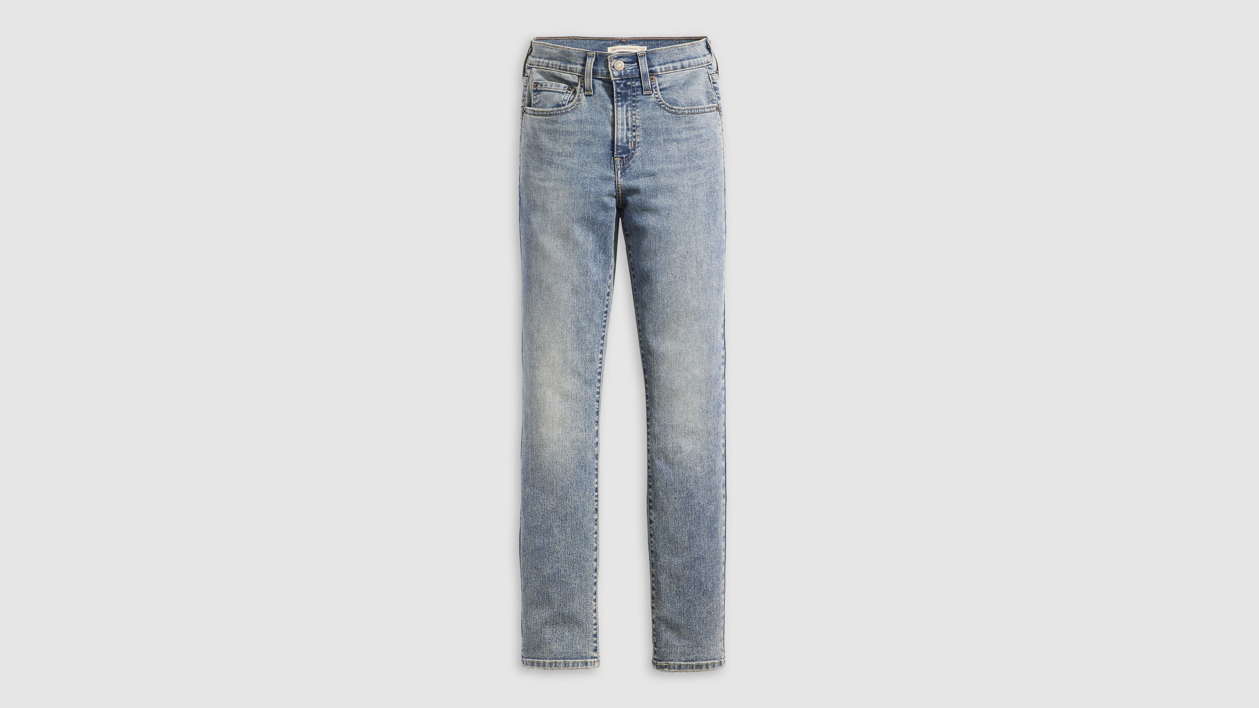 724™ High Rise Straight Jeans - Blue