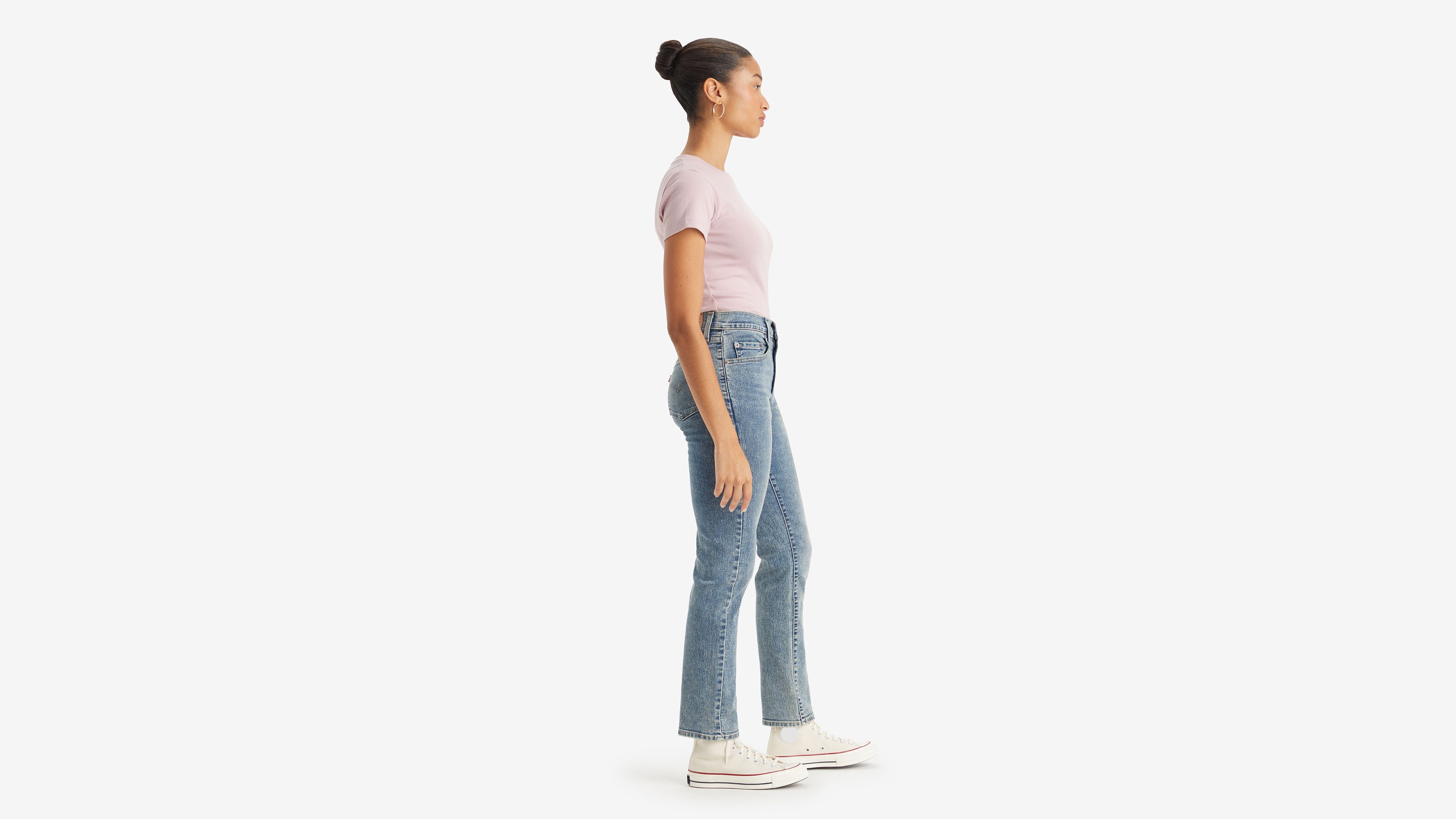 724™ High Rise Straight Jeans - Blue