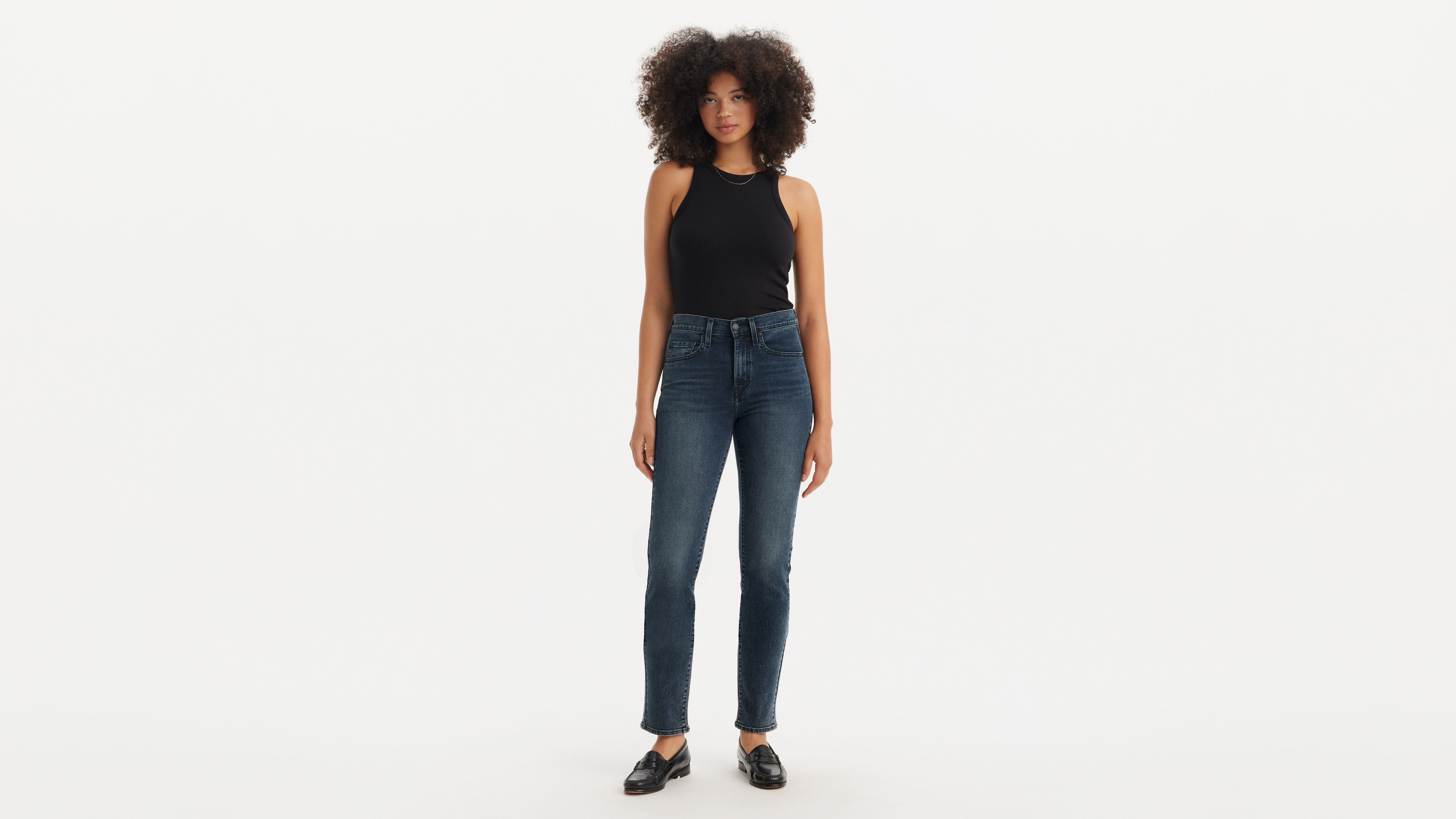 724™ High Rise Straight Jeans 1