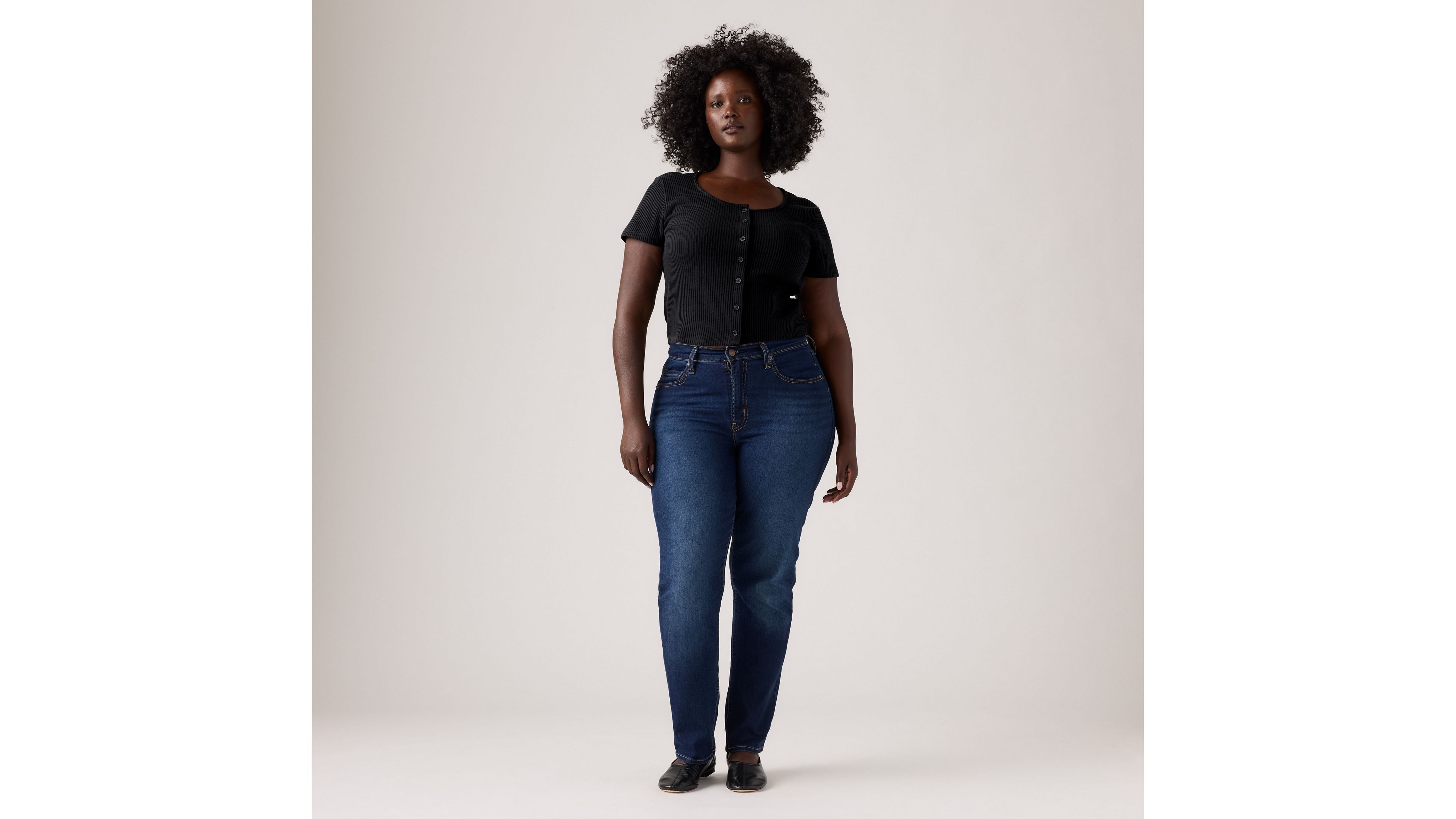 Dżinsy 724™ z wysokim stanem i prostymi nogawkami 9