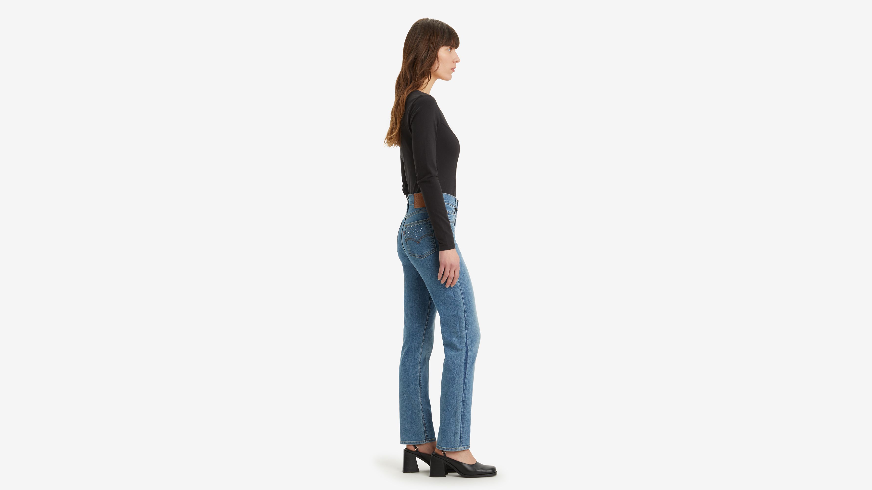 724™ High Rise Straight Jeans 4