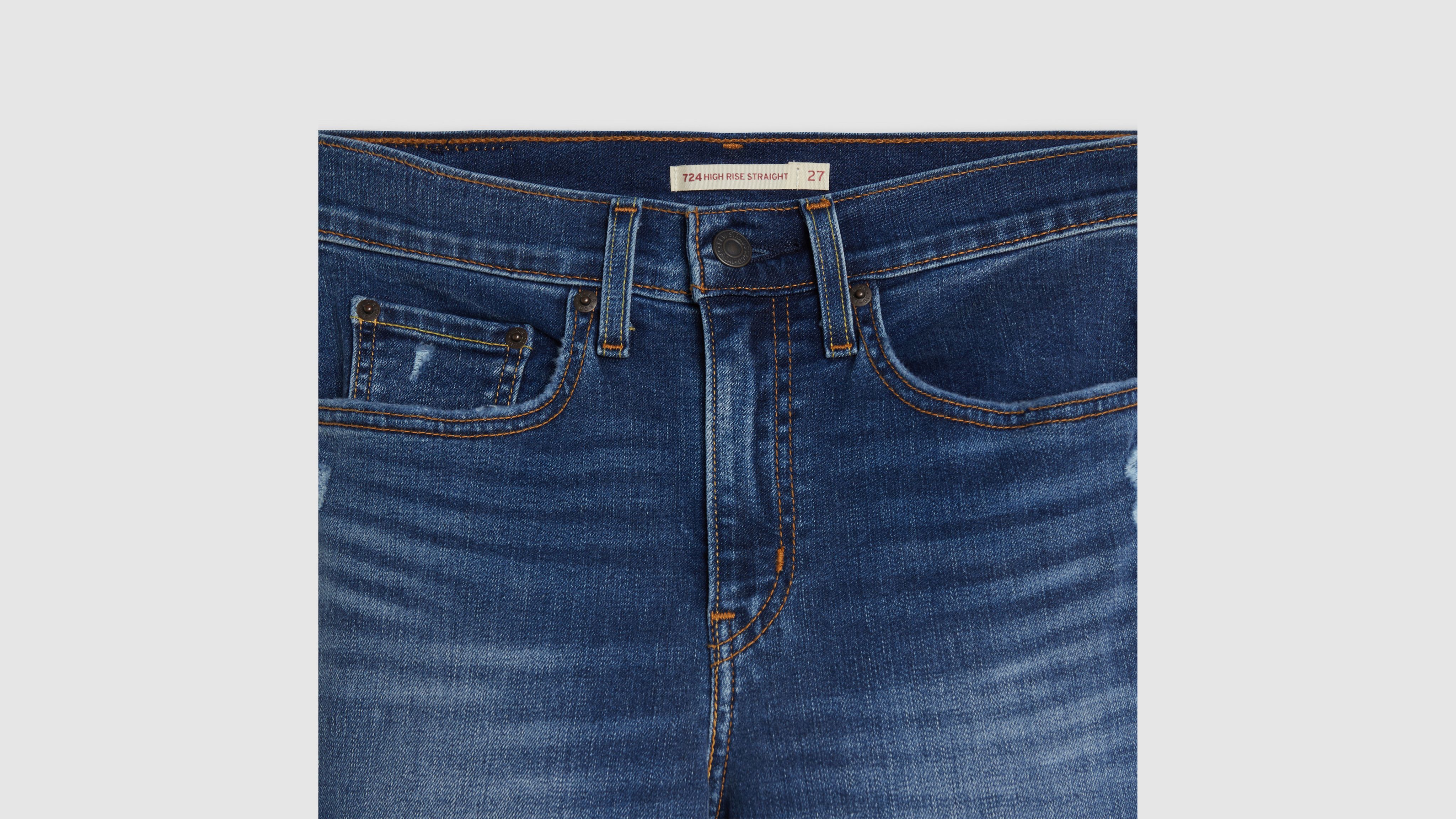 724 High Rise Straight Women's Jeans 8